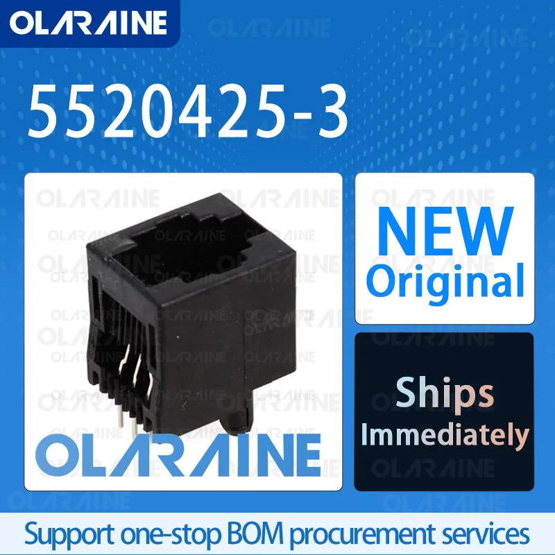 20/50/100Pcs 5520425-3 100% brand new and original IC chip Modular/Ethernet connectors RJ45 6P6C 1.5 A
20/50/100Pcs 5520425-3 100% brand new and original IC chip Modular/Ethernet connectors RJ45 6P6C 1.5 A