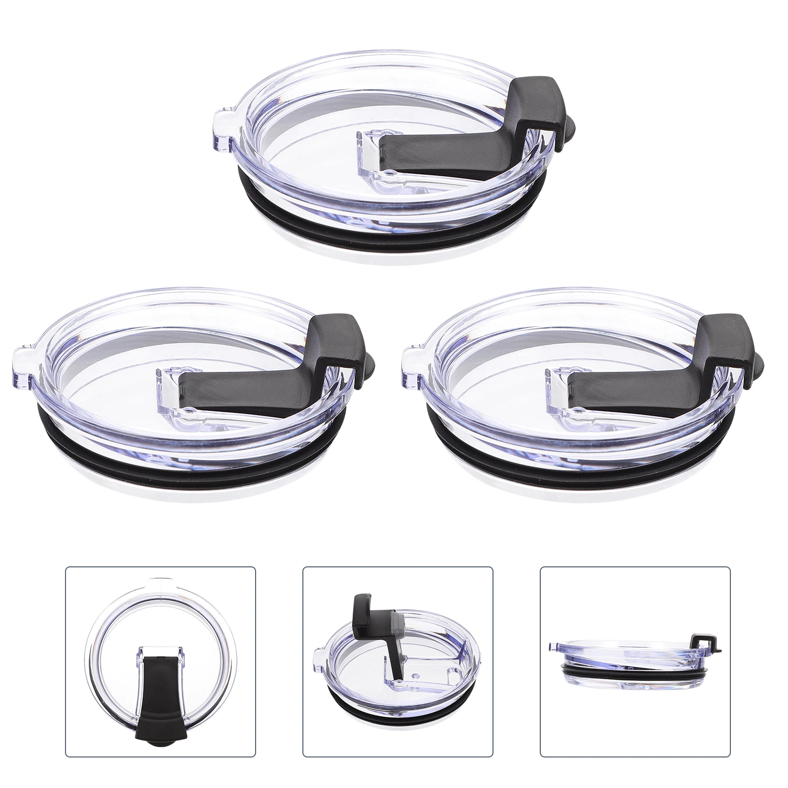 3pcs Tumbler Lids Sealed Covers Insulated Leak Proof Splash Resistant Car Water Cup Caps Non Spill Vehicle Tumbler Glass
3pcs Tumbler Lids Sealed Covers Insulated Leak Proof Splash Resistant Car Water Cup Caps Non Spill Vehicle Tumbler Glass