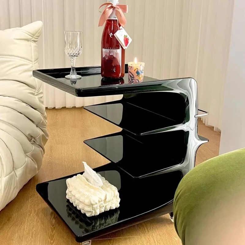 Nordic modern simple sofa side few household removable transparent coffee table small apartment cart living room corner few
Nordic modern simple sofa side few household removable transparent coffee table small apartment cart living room corner few