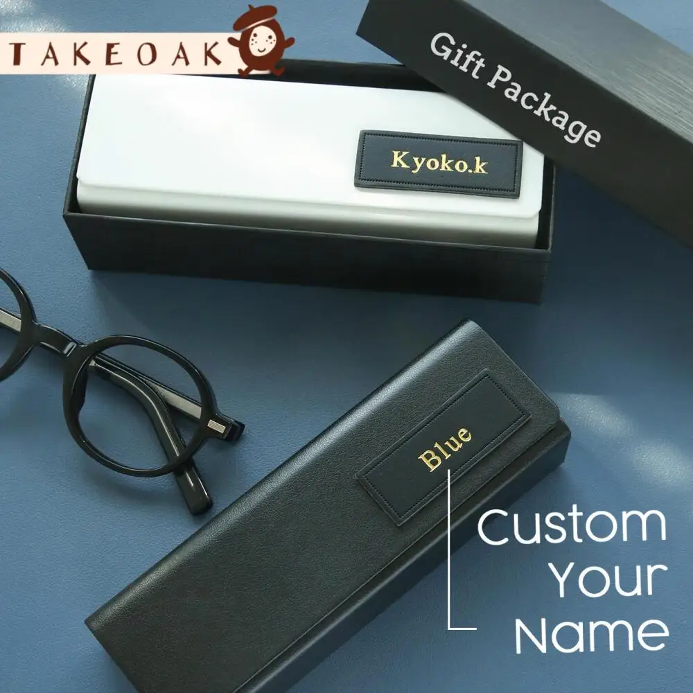 Custom Gold Hot Stamping Name Leather Glasses Case with Gift Box Personalized Initials Eyeglasses Storage Box 24H Fast Dispatch
Custom Gold Hot Stamping Name Leather Glasses Case with Gift Box Personalized Initials Eyeglasses Storage Box 24H Fast Dispatch