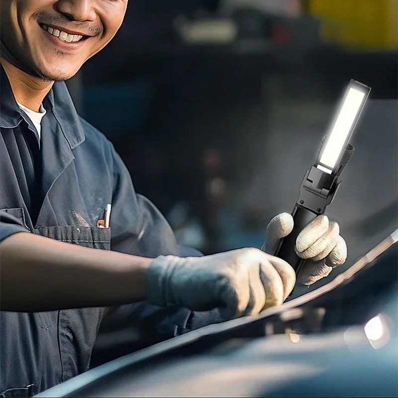 Auto Repair Work Light Ultra-Bright LED High-Intensity Rechargeable Magnetic Flashlight for Maintenance and Inspection
Auto Repair Work Light Ultra-Bright LED High-Intensity Rechargeable Magnetic Flashlight for Maintenance and Inspection