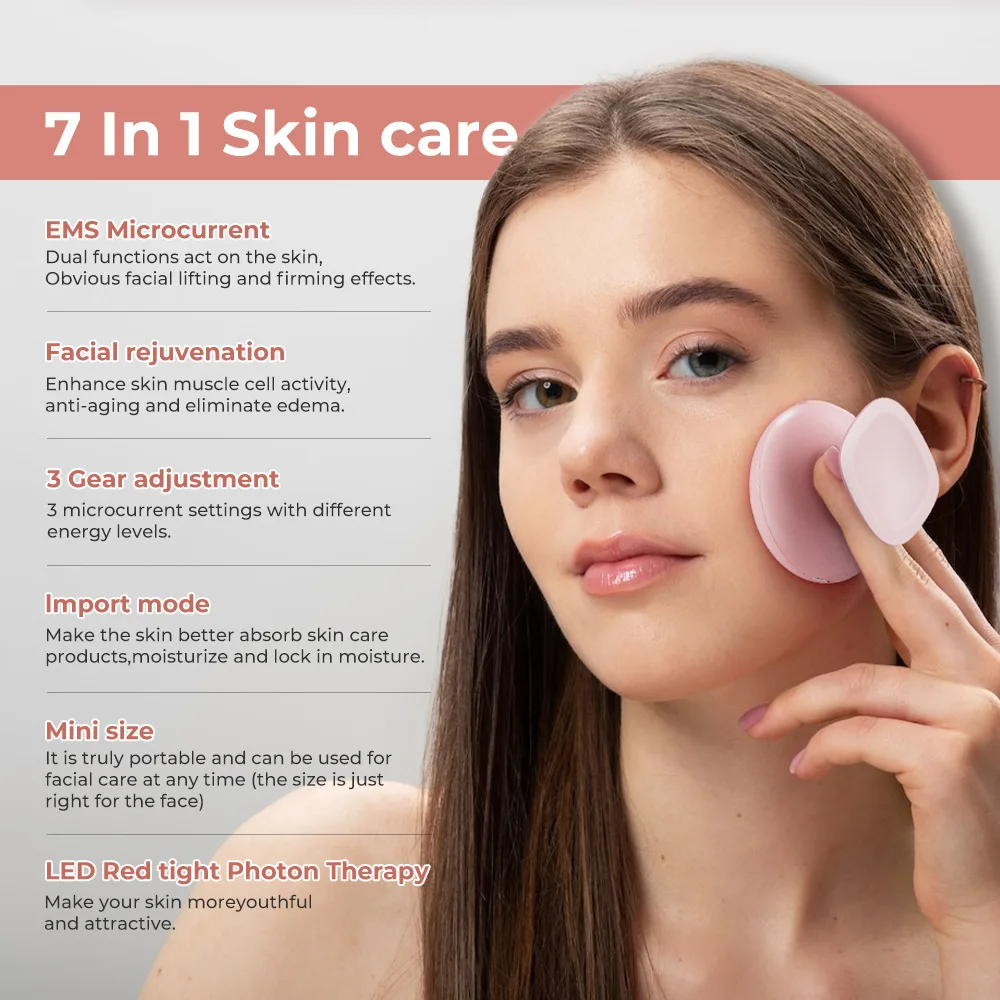7in1 LED Light Face Neck Facial Skin Tightening Massage Beauty Device
7in1 LED Light Face Neck Facial Skin Tightening Massage Beauty Device