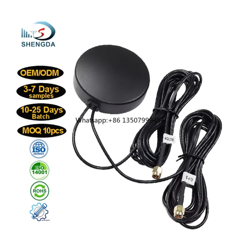 Dual Band GPS 4G LTE Combined Antenna with SMA Connector for Navigation Tracking and Cellular Outdoor Communication Antennas
Dual Band GPS 4G LTE Combined Antenna with SMA Connector for Navigation Tracking and Cellular Outdoor Communication Antennas