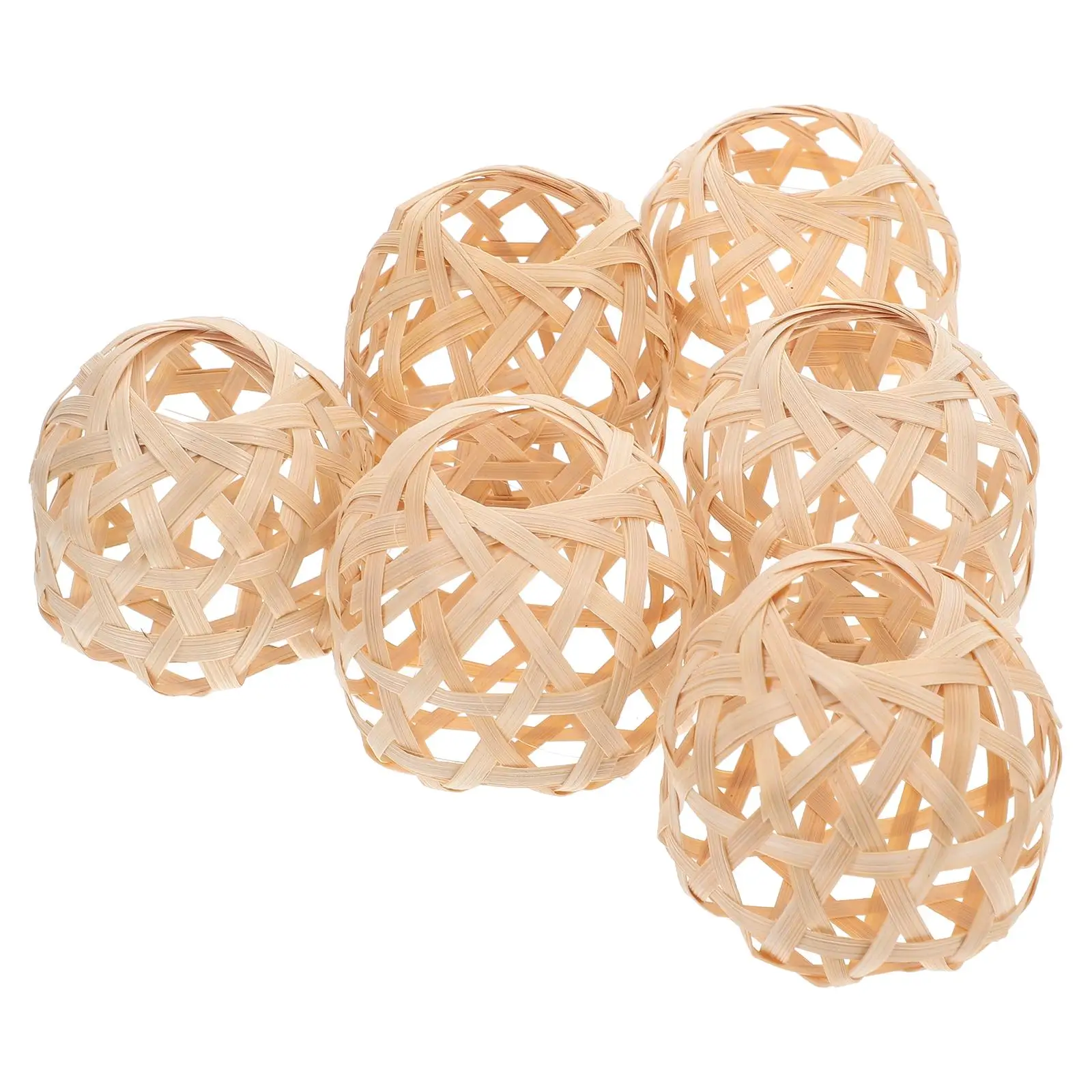 6 Pcs Mini Bamboo Woven Lantern Decorative Ball Party Decorations Lightweight DIY Accessories Mini Light Shade
6 Pcs Mini Bamboo Woven Lantern Decorative Ball Party Decorations Lightweight DIY Accessories Mini Light Shade