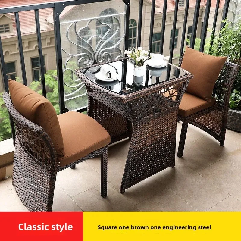 Balcony Garden Table, Vine Chair Storage Leisure Tea Table, Two Chairs Vine Chair Three Piece Set Combination Tea Table
Balcony Garden Table, Vine Chair Storage Leisure Tea Table, Two Chairs Vine Chair Three Piece Set Combination Tea Table
