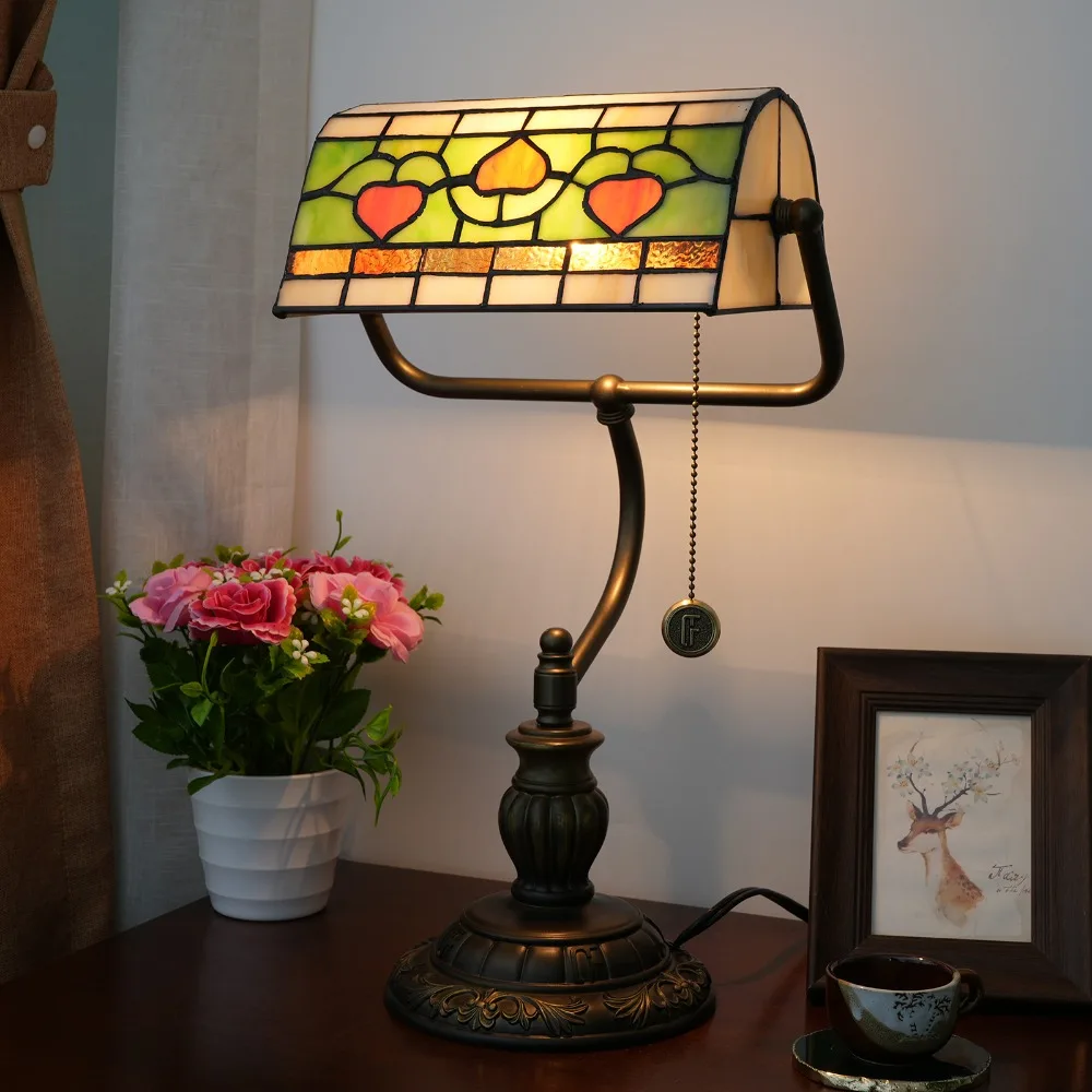 Green Leaf Peach Tiffany Stained Glass Lampshade Bar Dining Room Bedroom Study Desk Decorative Table Banker Lamp Bedside Lamp
Green Leaf Peach Tiffany Stained Glass Lampshade Bar Dining Room Bedroom Study Desk Decorative Table Banker Lamp Bedside Lamp