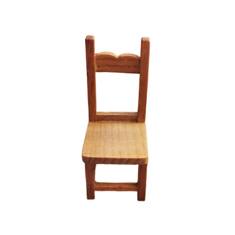 1PC 1/12 Dolls Miniature Furniture Wooden Chair for Dollhouse Decoration Pretend Play Toys for Children
1PC 1/12 Dolls Miniature Furniture Wooden Chair for Dollhouse Decoration Pretend Play Toys for Children
