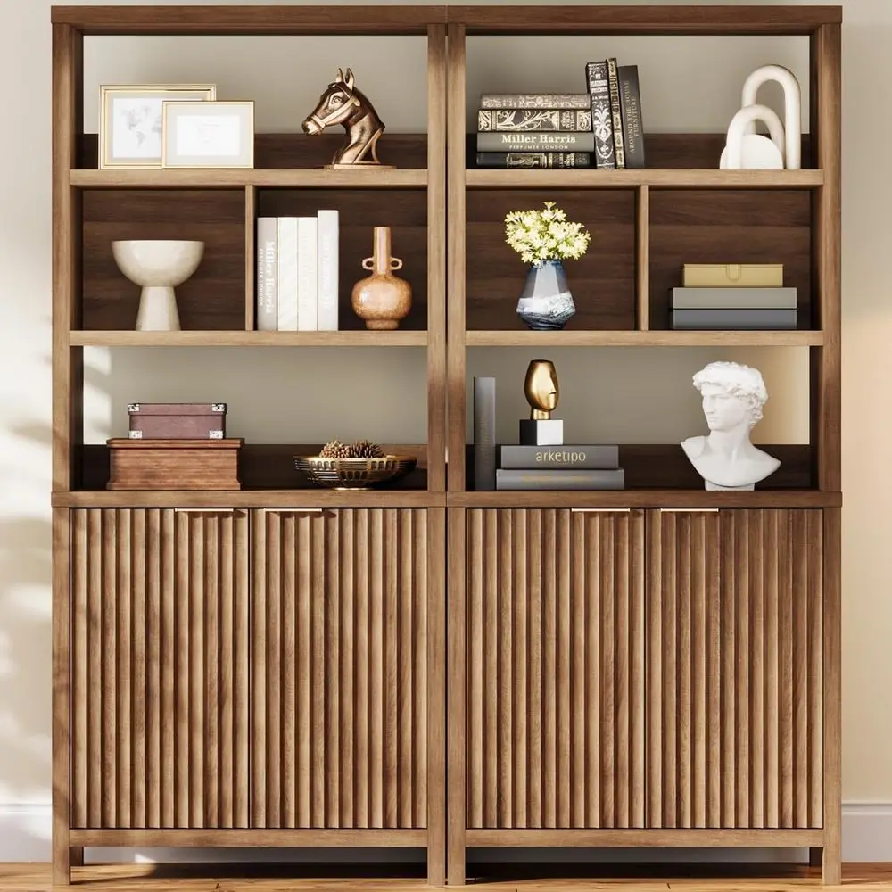 5-ярусный стеллаж-лестница с большим объемом хранения для домашнего офиса, гостиной и спальни (комплект из 2 шт.)
5-ярусный стеллаж-лестница с большим объемом хранения для домашнего офиса, гостиной и спальни (комплект из 2 шт.)