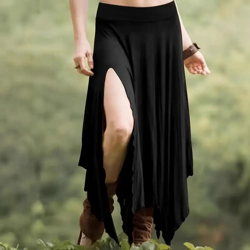 Women High-waisted Skirt High Waist Solid Color Skirt Irregular Hem Long Skirt Side Slit Design for Work Leisure Travel Wear
Women High-waisted Skirt High Waist Solid Color Skirt Irregular Hem Long Skirt Side Slit Design for Work Leisure Travel Wear