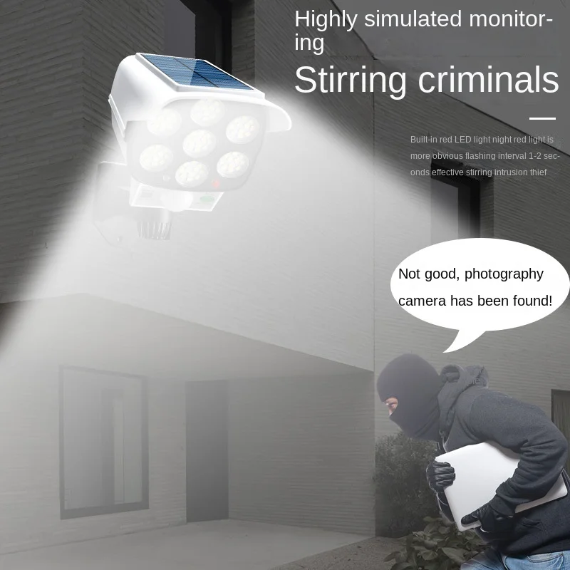 LED Solar Light Outdoor Waterproof Simulation Surveillance Camera Garden Garden Street Light Human Body Induction Wall Light
LED Solar Light Outdoor Waterproof Simulation Surveillance Camera Garden Garden Street Light Human Body Induction Wall Light