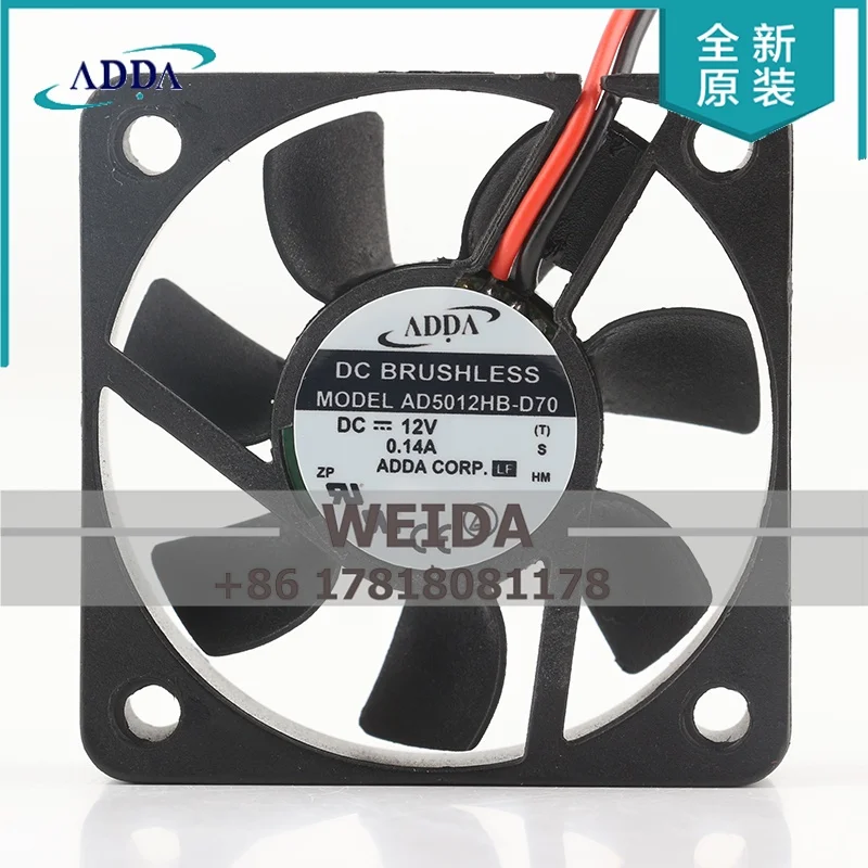 Вентилятор охлаждения ADDA 24V 48V AC EC 5015 50X50X15MM 5CM DC12V 0.14A с двойным шарикоподшипником, бесшумный, для серверных шасси и блоков питания AD5012HB-D70
Вентилятор охлаждения ADDA 24V 48V AC EC 5015 50X50X15MM 5CM DC12V 0.14A с двойным шарикоподшипником, бесшумный, для серверных шасси и блоков питания AD5012HB-D70