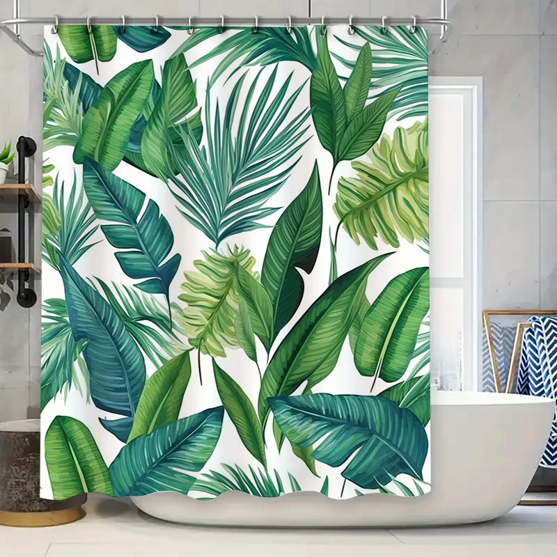 Green Leaf Bath Curtain Watercolor Pattern Shower Cover for Bathroom Decorations Home Decoration Accessories Greenery Plants Wat
Green Leaf Bath Curtain Watercolor Pattern Shower Cover for Bathroom Decorations Home Decoration Accessories Greenery Plants Wat