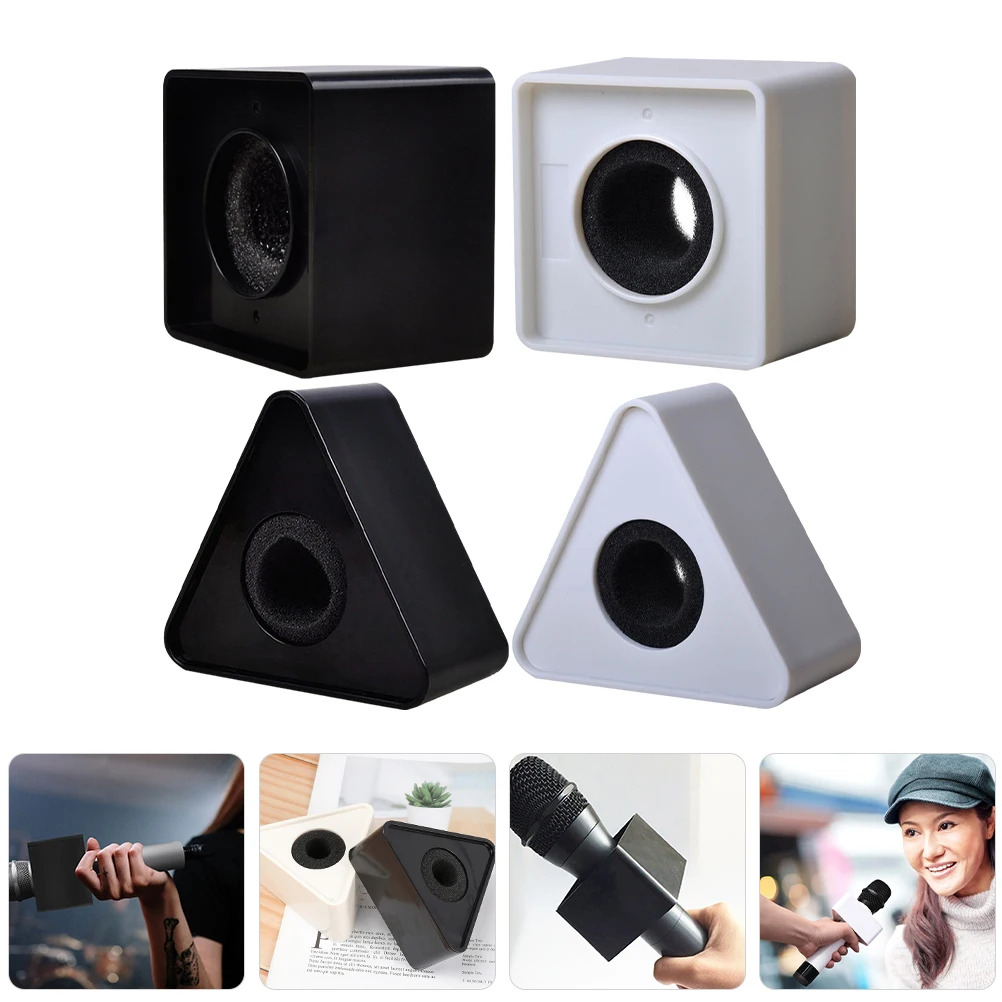 4pcs Microphone Flag Station Covers Standard News Prop Round Base Mini Flag Stations Accessories Black White Triangle
4pcs Microphone Flag Station Covers Standard News Prop Round Base Mini Flag Stations Accessories Black White Triangle