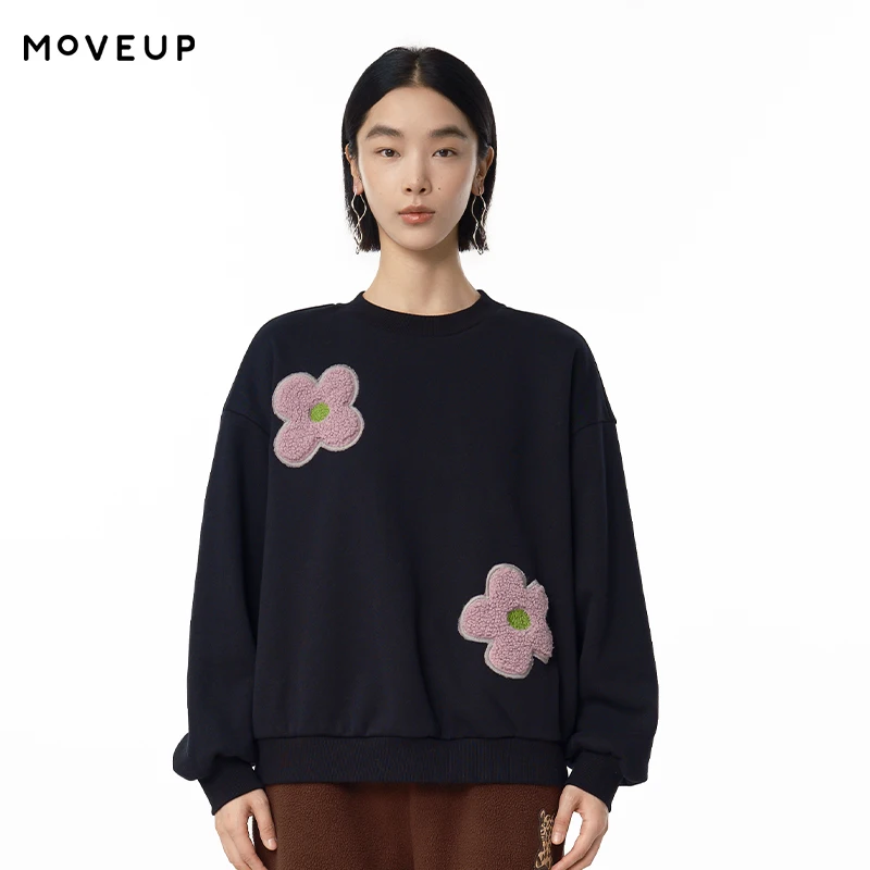MOVEUP Long Sleeved Round Neck Sweatshirt Winter Plush Cartoon Cat Embroidery Fashion Design Pullover Top For Women 324410558
MOVEUP Long Sleeved Round Neck Sweatshirt Winter Plush Cartoon Cat Embroidery Fashion Design Pullover Top For Women 324410558