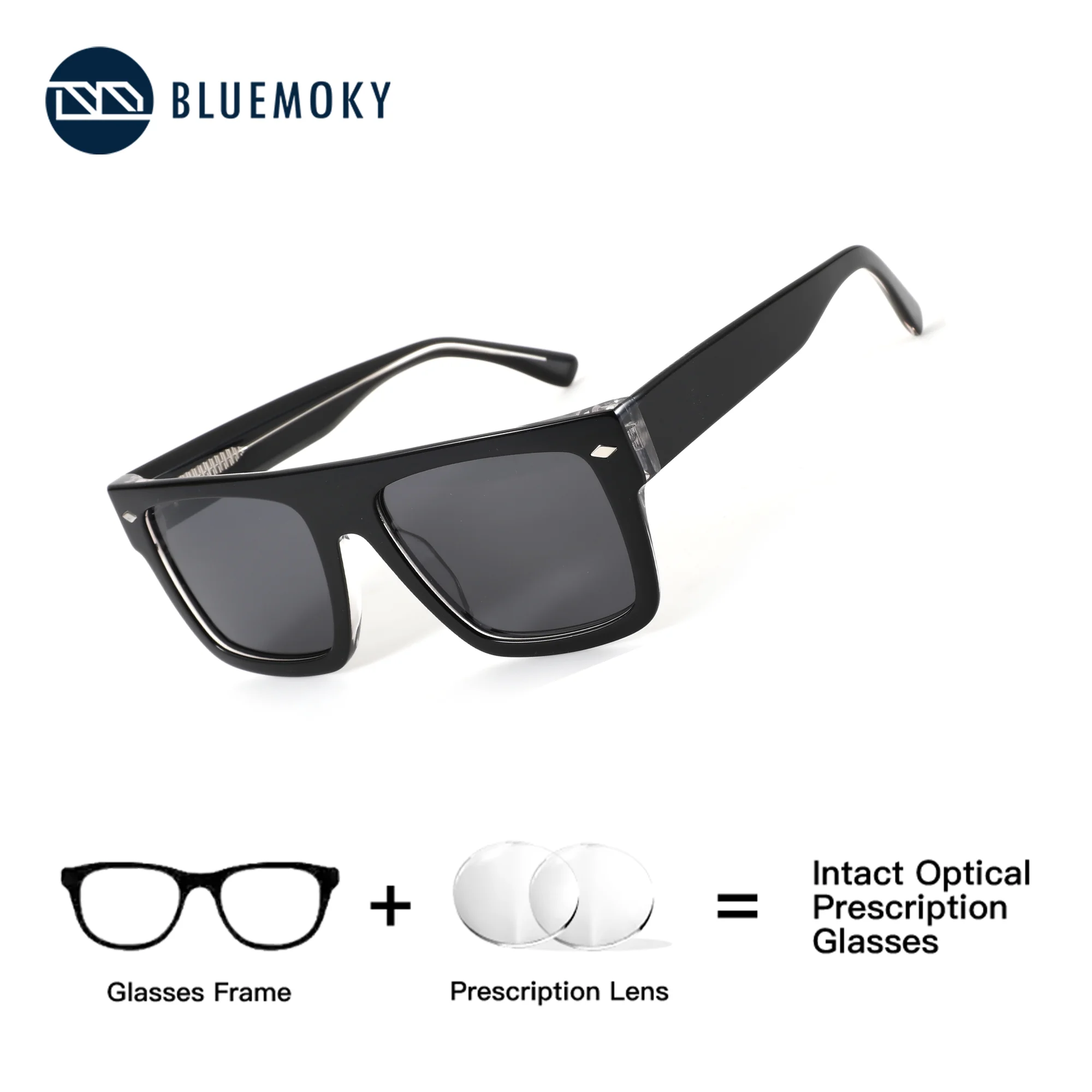 BLUEMOKY Acetate Square Prescription Sunglasses Male Varifocal Sun Glasses for Sight for Men Progressive Men's Glasses For Golf
BLUEMOKY Acetate Square Prescription Sunglasses Male Varifocal Sun Glasses for Sight for Men Progressive Men's Glasses For Golf