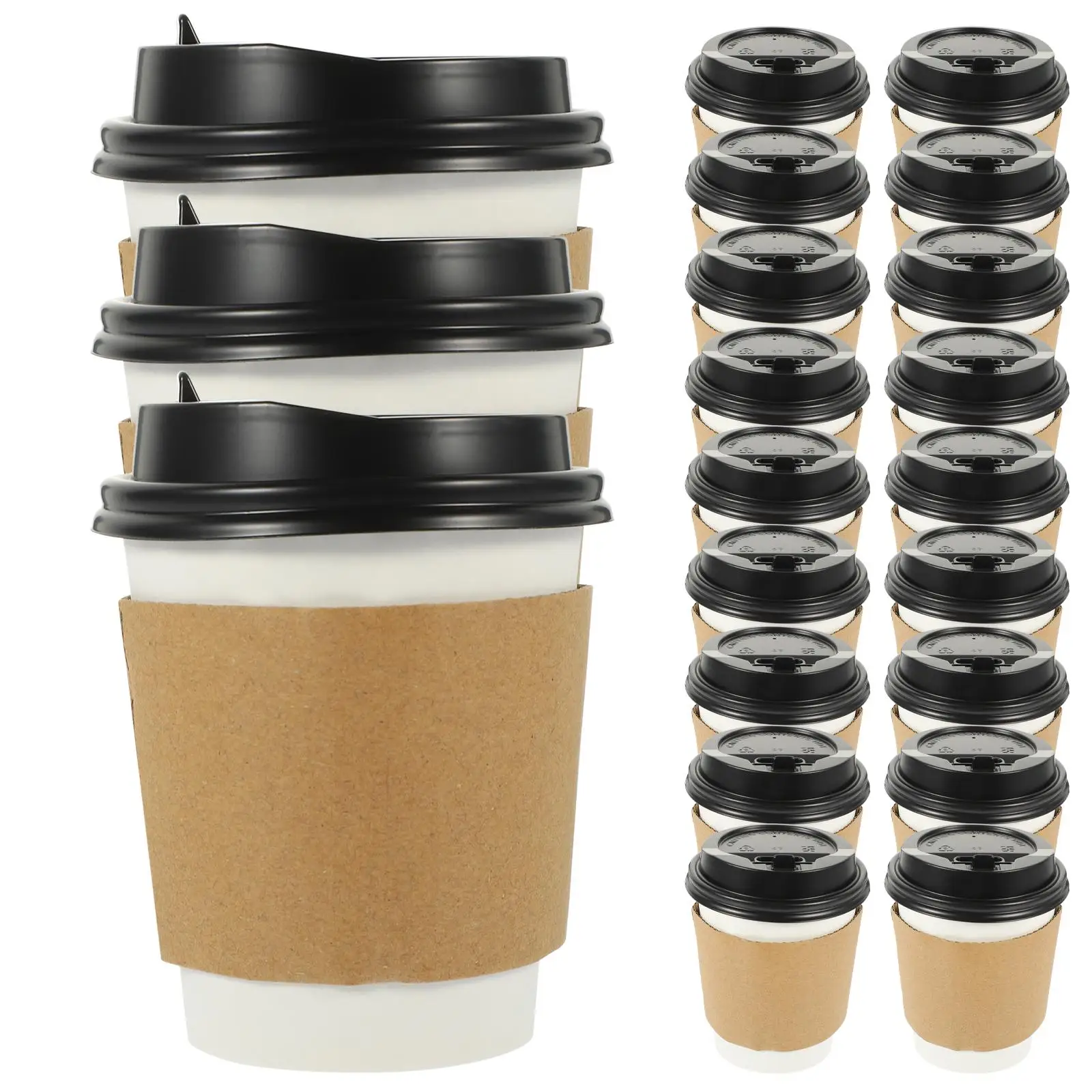 50 Sets Disposable Coffee Thick Hot Beverage Paper Cups Drinking Portable Juice Party Supplies Milk Tea Wrapping Cups Fruit
50 Sets Disposable Coffee Thick Hot Beverage Paper Cups Drinking Portable Juice Party Supplies Milk Tea Wrapping Cups Fruit