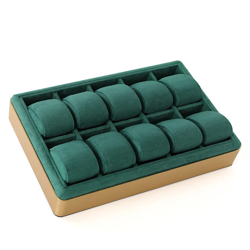 10 Grids Watch Storage Box Metal Round Edge Jewelry Organizer Tray Men's and Women's Wrist Watch Display Prop
10 Grids Watch Storage Box Metal Round Edge Jewelry Organizer Tray Men's and Women's Wrist Watch Display Prop