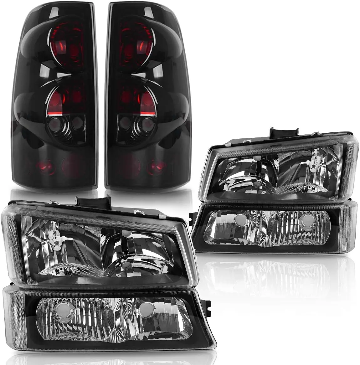 Комбинация фар и задних фонарей, совместимая с Chevy Silverado 1500 2500/03-06 Silverado 1500 HD 2500 HD 3500/07 Chevy Sil 03-06
Комбинация фар и задних фонарей, совместимая с Chevy Silverado 1500 2500/03-06 Silverado 1500 HD 2500 HD 3500/07 Chevy Sil 03-06