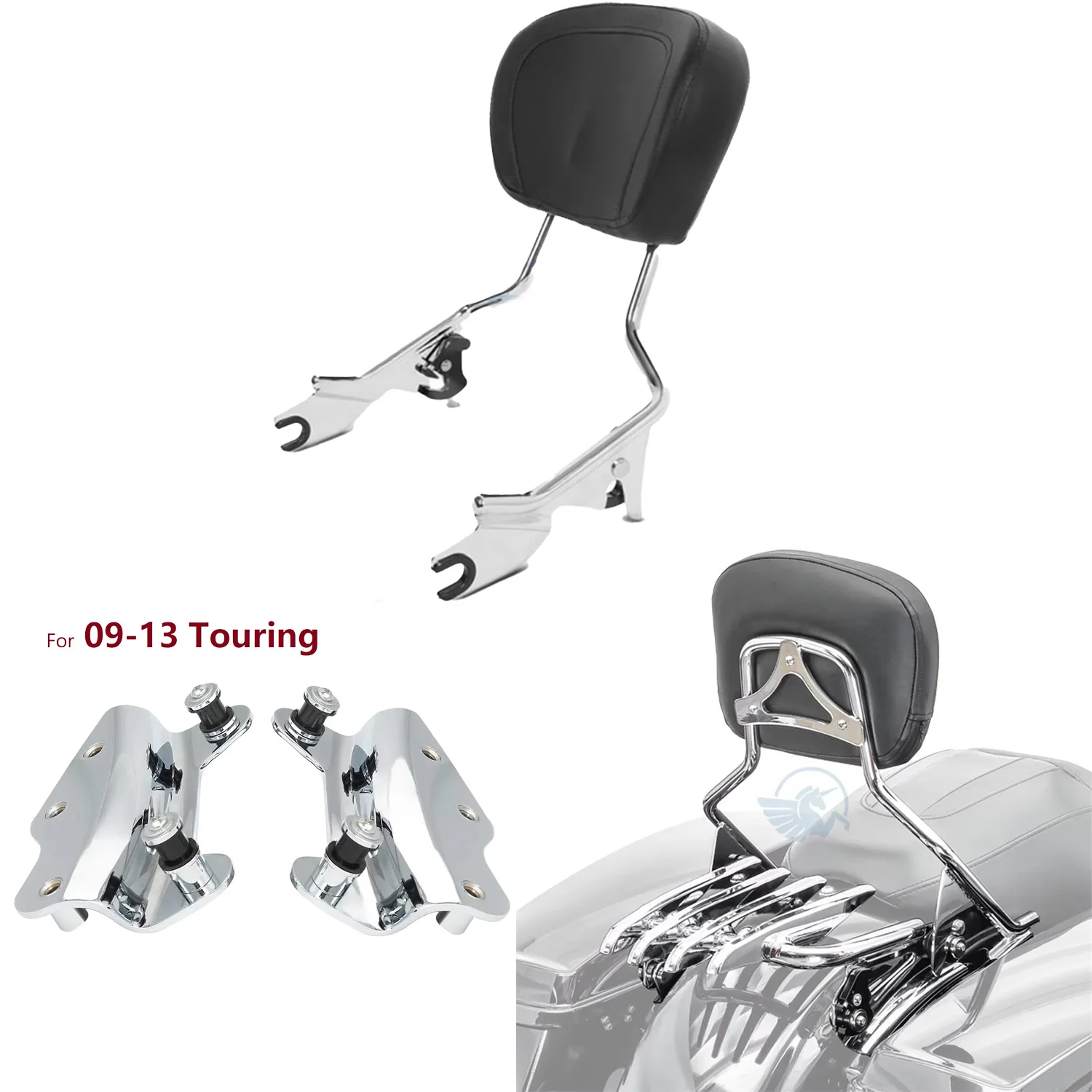 Для Harley Touring Road King Ultra Street Glide CVO FLHR FLHX FLHT 09-22 Съемная спинка мотоцикла Багажник Sissy Bar
Для Harley Touring Road King Ultra Street Glide CVO FLHR FLHX FLHT 09-22 Съемная спинка мотоцикла Багажник Sissy Bar