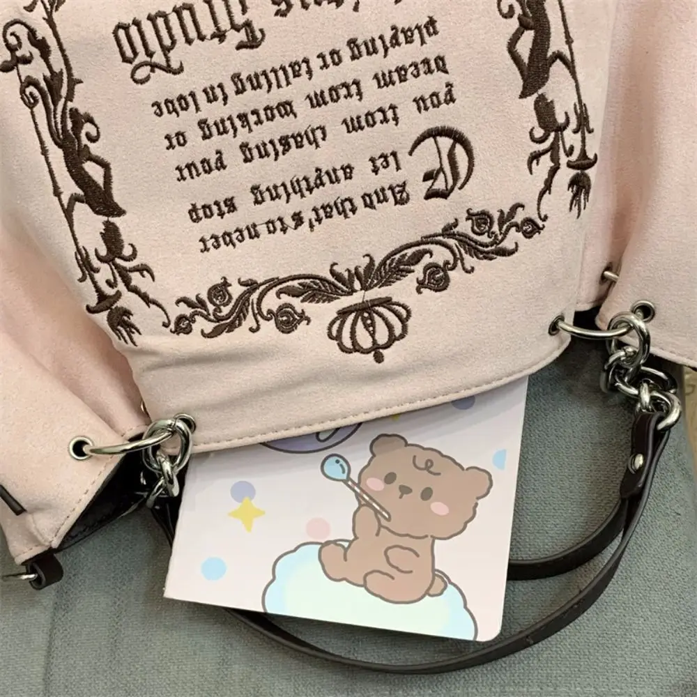 High Quality Embroidery Lette Tot Bag Large Capacity Retro Shoulder Bag with Chain Canvas Crossbody Bag For Women
High Quality Embroidery Lette Tot Bag Large Capacity Retro Shoulder Bag with Chain Canvas Crossbody Bag For Women