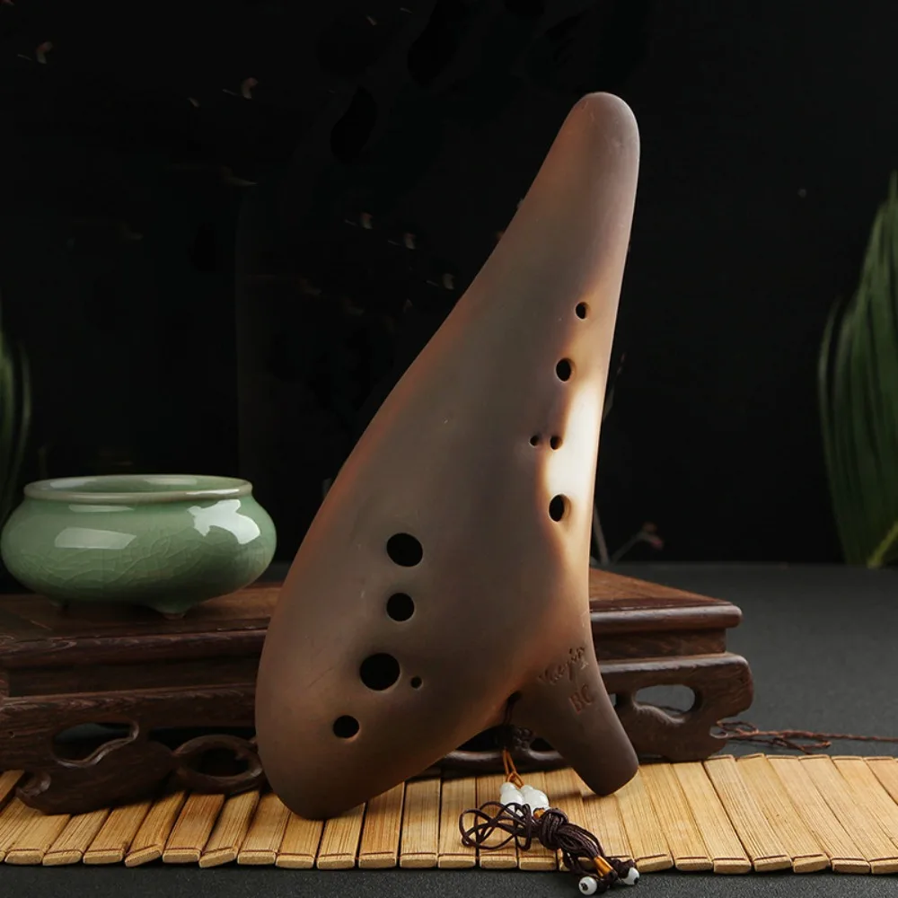 12 Holes Ceramics Ocarina Bass C Key BC Professional Ocarinas Flute Musical Instrumentation Offers Gift for Children Accessories
12 Holes Ceramics Ocarina Bass C Key BC Professional Ocarinas Flute Musical Instrumentation Offers Gift for Children Accessories