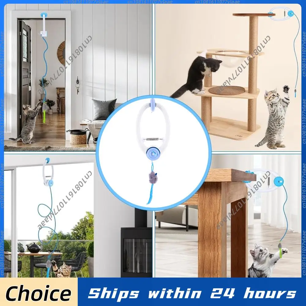 Telescopic Door Clamp Electric Pet Toy Door Hanging Auto Retractable Kitten Toys with 3 Catnip Mice Teaser Interactive Cat Toys
Telescopic Door Clamp Electric Pet Toy Door Hanging Auto Retractable Kitten Toys with 3 Catnip Mice Teaser Interactive Cat Toys