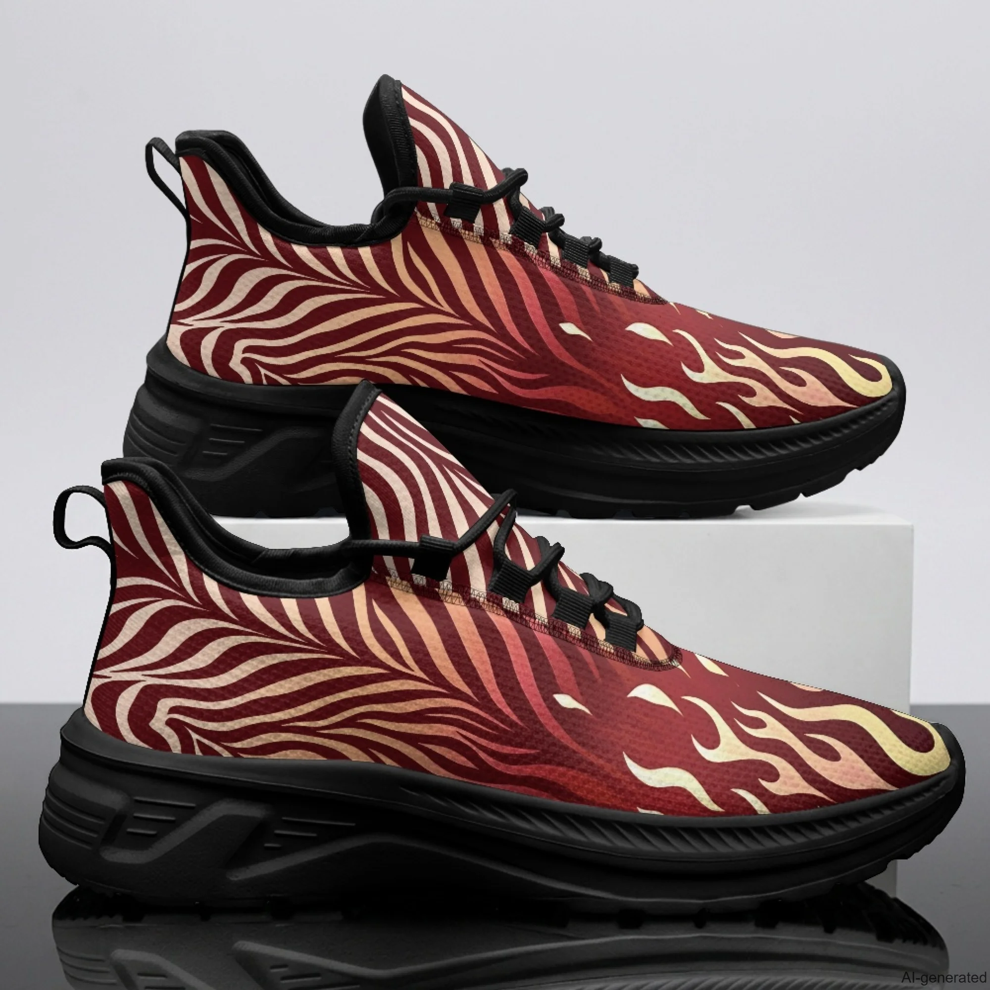 XIXIRIMIDO Womens Walking Shoes Flame Zebra Print Football Sneakers Mens Gym Sports Casual Fashion Shoes Trainers Shoes 35-48
XIXIRIMIDO Womens Walking Shoes Flame Zebra Print Football Sneakers Mens Gym Sports Casual Fashion Shoes Trainers Shoes 35-48