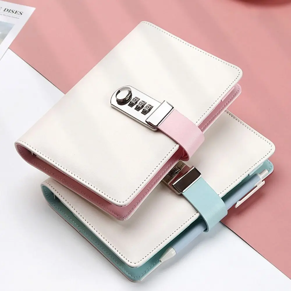 90-Page Password Lock Notebook Soft PU Leather Student's Writing Notebook Smooth Writing Thickened Hand Ledger Daily Planner
90-Page Password Lock Notebook Soft PU Leather Student's Writing Notebook Smooth Writing Thickened Hand Ledger Daily Planner