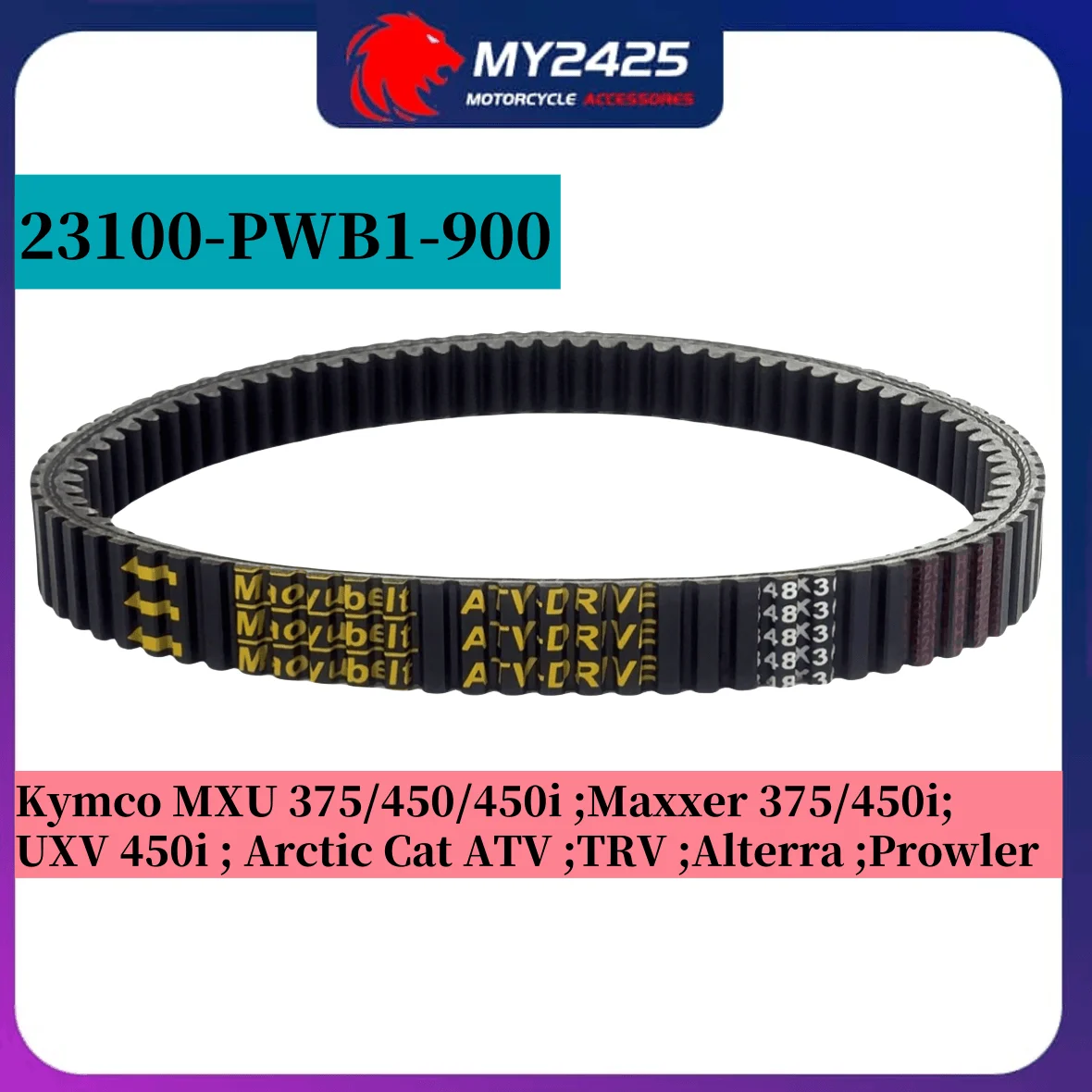 Ремень приводной для Kymco MXU 375 450 450i Maxxer UXV 450i Textron Alterra Prowler 500 23100-PWB1-900 для KYMCO Maxxer MXU 400 MXU400
Ремень приводной для Kymco MXU 375 450 450i Maxxer UXV 450i Textron Alterra Prowler 500 23100-PWB1-900 для KYMCO Maxxer MXU 400 MXU400