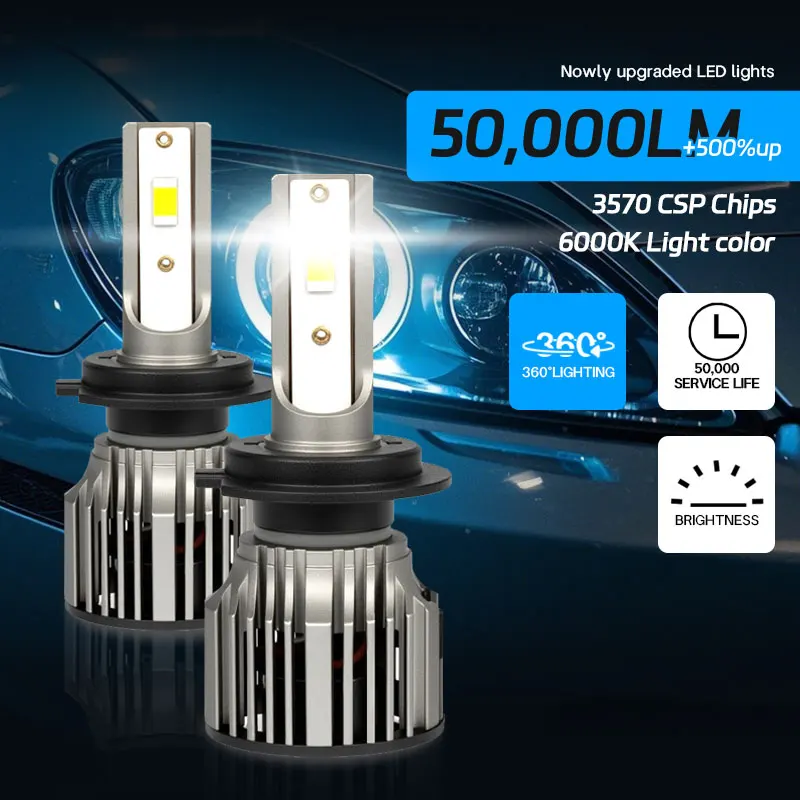 H1 H3 H4 H7 LED Canbus 50W 5000LM H8 H11 9005 HB4 H13 Led Headlights Car Light Bulbs Automobiles Auto Lamp 6000K
H1 H3 H4 H7 LED Canbus 50W 5000LM H8 H11 9005 HB4 H13 Led Headlights Car Light Bulbs Automobiles Auto Lamp 6000K