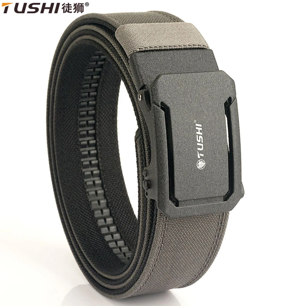 TUSHI Military Belt for Men Sturdy Nylon Metal Automatic Buckle Police Duty Belt Tactical Outdoor Girdle IPSC Sports Accessories
TUSHI Military Belt for Men Sturdy Nylon Metal Automatic Buckle Police Duty Belt Tactical Outdoor Girdle IPSC Sports Accessories