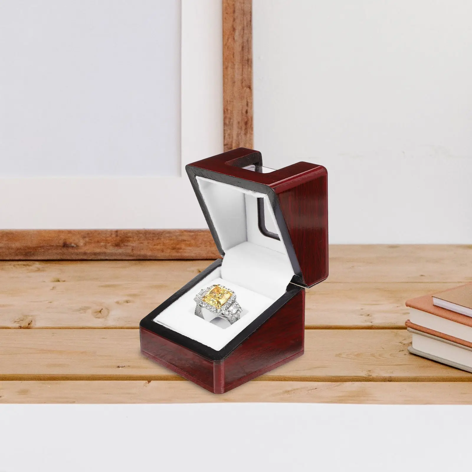1pc L Shaped Champion Ring Box Clear Window Gift Box Bracelet Bangle Rings Storage Case Men Jewelry Case Wood Jewelry Box
1pc L Shaped Champion Ring Box Clear Window Gift Box Bracelet Bangle Rings Storage Case Men Jewelry Case Wood Jewelry Box