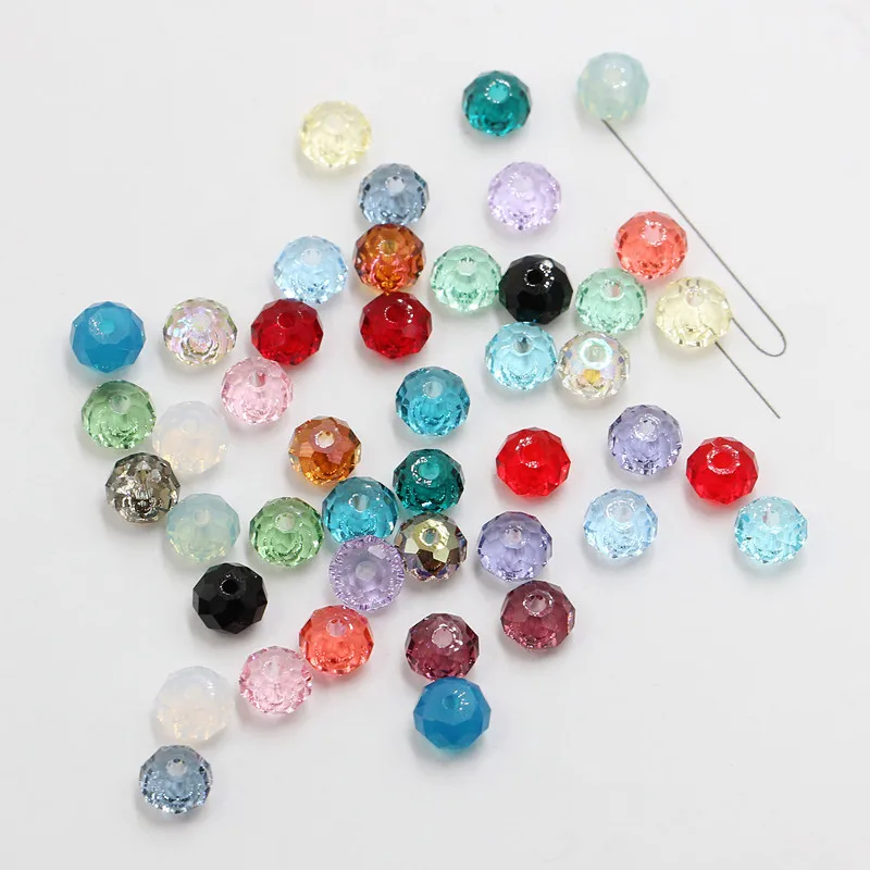50pcs/ Bag Fashionable Multi Color 6MM Wheel Abacus Beads Artificial Crystal Beads Loose Beads DIY Jewelry Accessories
50pcs/ Bag Fashionable Multi Color 6MM Wheel Abacus Beads Artificial Crystal Beads Loose Beads DIY Jewelry Accessories