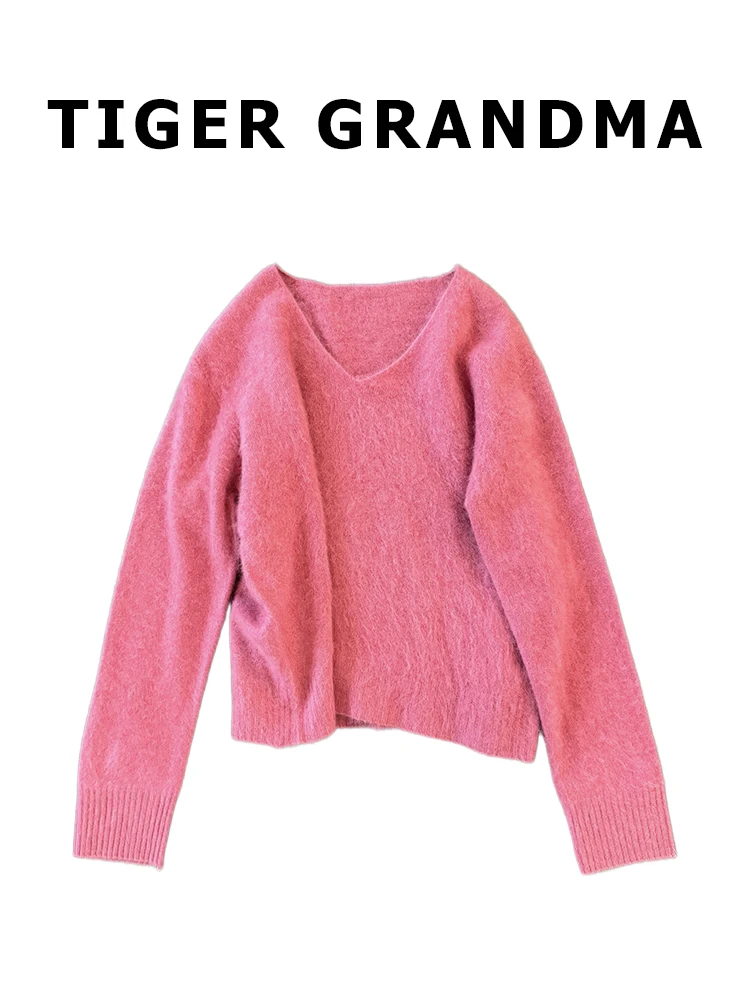 Loose Fit Wool Camere V-Ne Sweater Soft Waed Fce Crt Dopane Winter Warm Thermal Comfortable Long Sve Knitwear
Loose Fit Wool Camere V-Ne Sweater Soft Waed Fce Crt Dopane Winter Warm Thermal Comfortable Long Sve Knitwear