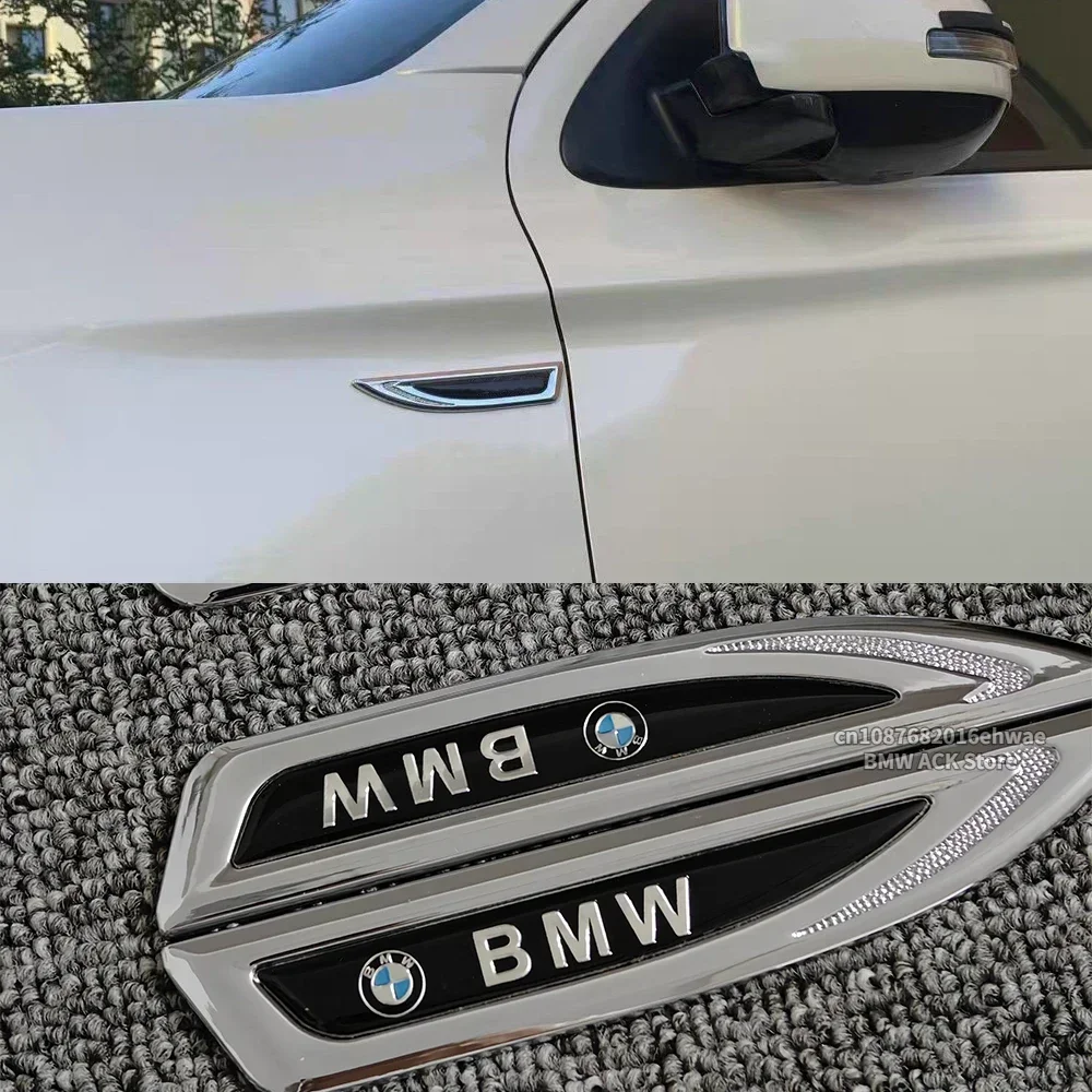 3D Metal Car Side Fender Decorative Badge Sticker for BMW Car Design E90 E87 E39 F30 F10 E46 E60 M3 M5 M7 X1 X6 Car Accessories
3D Metal Car Side Fender Decorative Badge Sticker for BMW Car Design E90 E87 E39 F30 F10 E46 E60 M3 M5 M7 X1 X6 Car Accessories