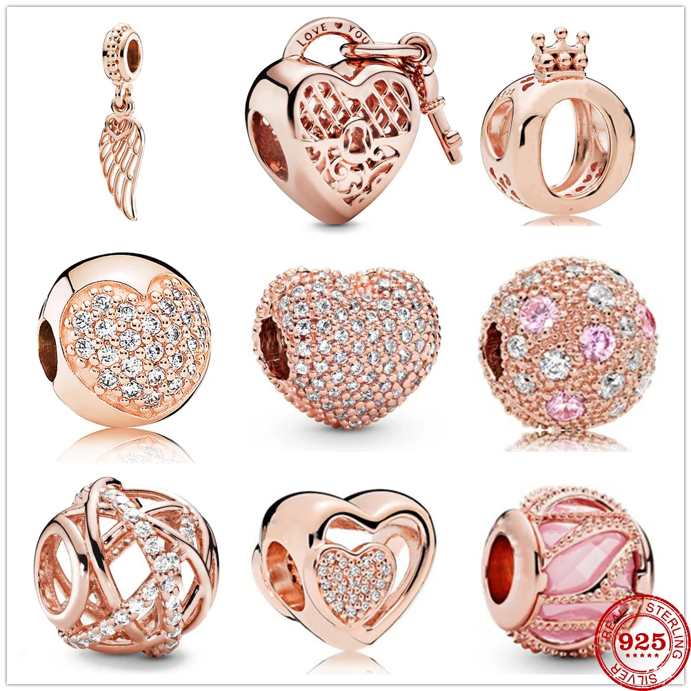 New Pink Love Heart Clip White Zirconia Beads Rose Charm fit Original Pandora charms Silver 925 bead Bracelet DIY Women Jewelry
New Pink Love Heart Clip White Zirconia Beads Rose Charm fit Original Pandora charms Silver 925 bead Bracelet DIY Women Jewelry