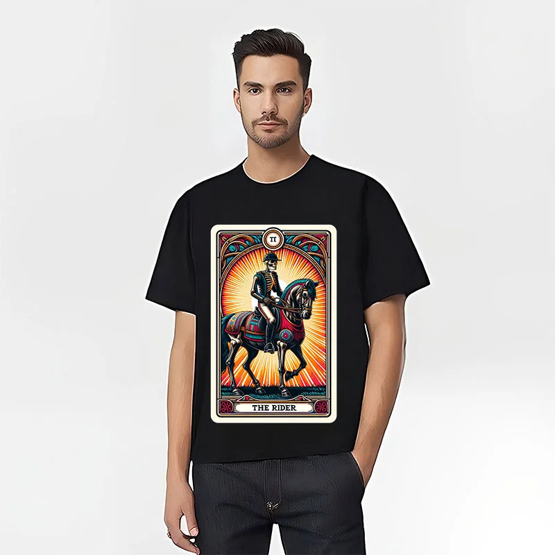 Tarot creative unique skull print pattern men's short sleeve T-shirt high quality loose outdoor street motorcycle street top
Tarot creative unique skull print pattern men's short sleeve T-shirt high quality loose outdoor street motorcycle street top