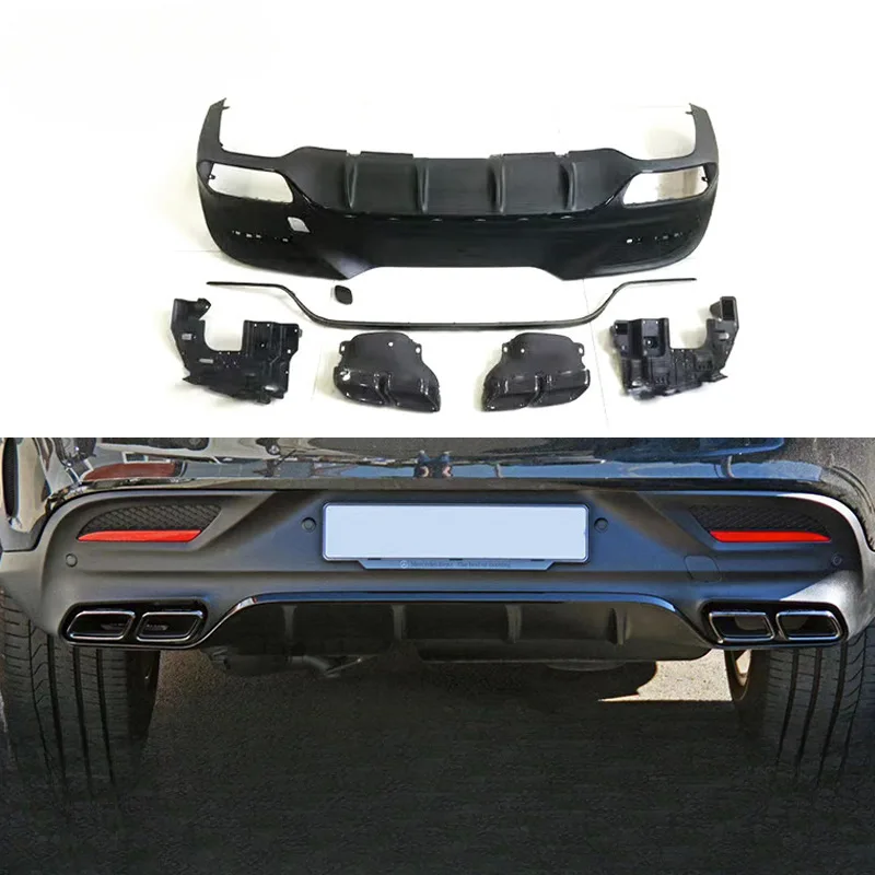 Подходит для Mercedes-Benz GLE Coupe X292, модифицированная глянцевая черная задняя губа в стиле AMG GLE63S с четырьмя хвостовыми трубами
Подходит для Mercedes-Benz GLE Coupe X292, модифицированная глянцевая черная задняя губа в стиле AMG GLE63S с четырьмя хвостовыми трубами