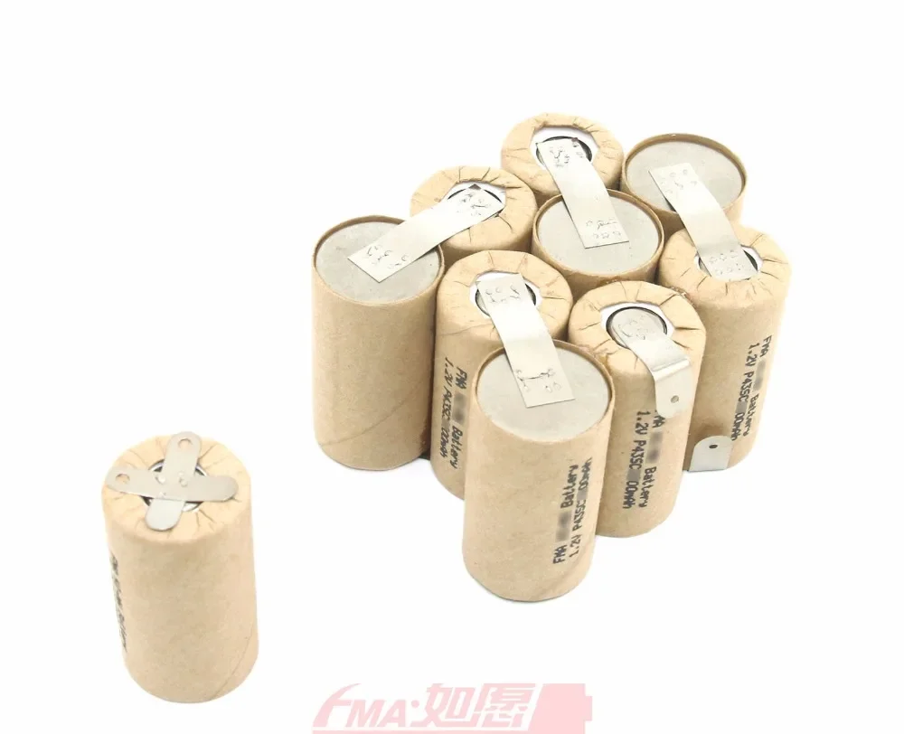 Ni-Cd Sub C SC 12V 1200 1500 1800mAh Powertools Rechargeable Battery DIY PRACTYL KD512-1120 Cell 10SN P80
Ni-Cd Sub C SC 12V 1200 1500 1800mAh Powertools Rechargeable Battery DIY PRACTYL KD512-1120 Cell 10SN P80