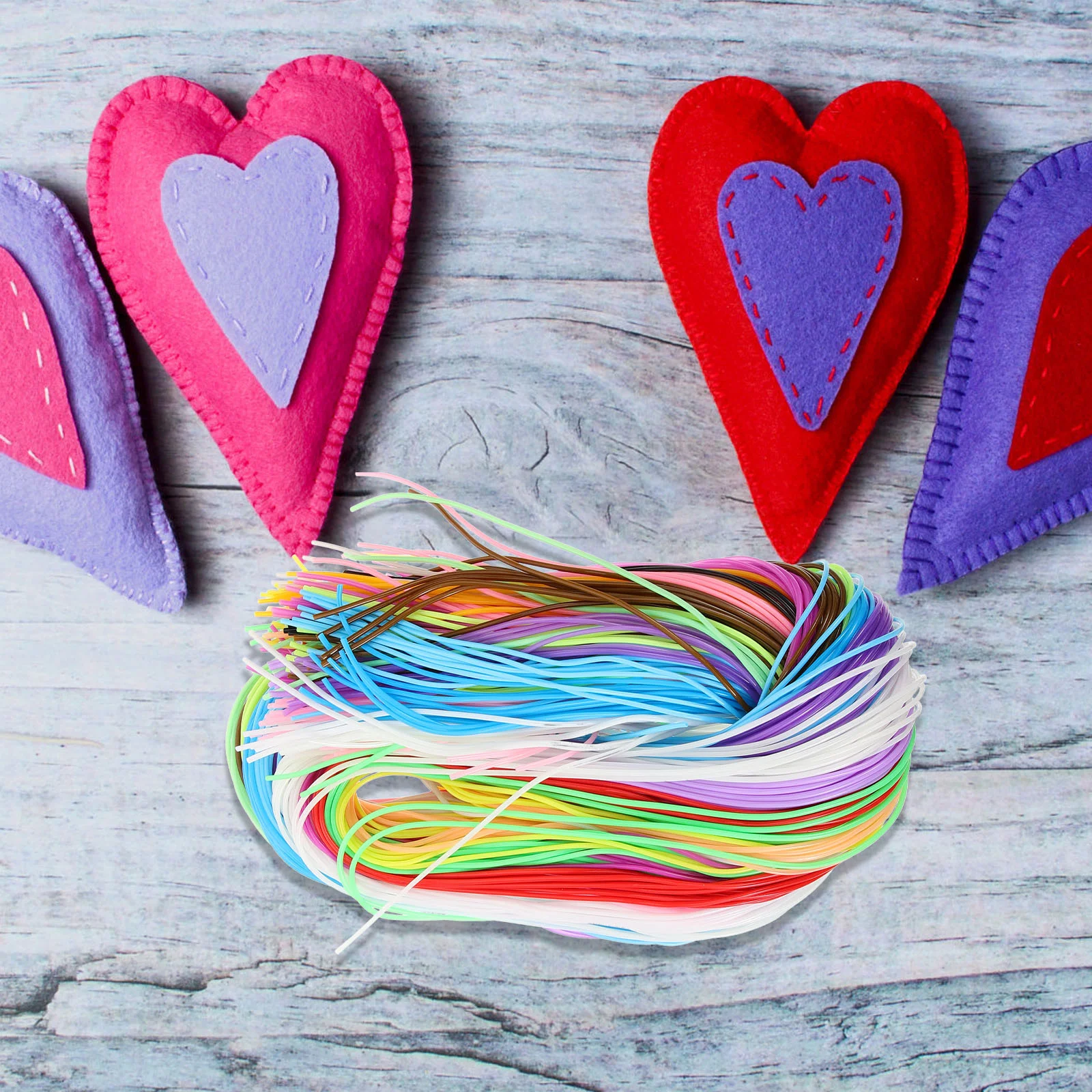 200pcs Colorful Braided Rope PVC Braided Wire Plastic DIY Braided Rope DIY Braided String PVC cord craft trim cord
200pcs Colorful Braided Rope PVC Braided Wire Plastic DIY Braided Rope DIY Braided String PVC cord craft trim cord