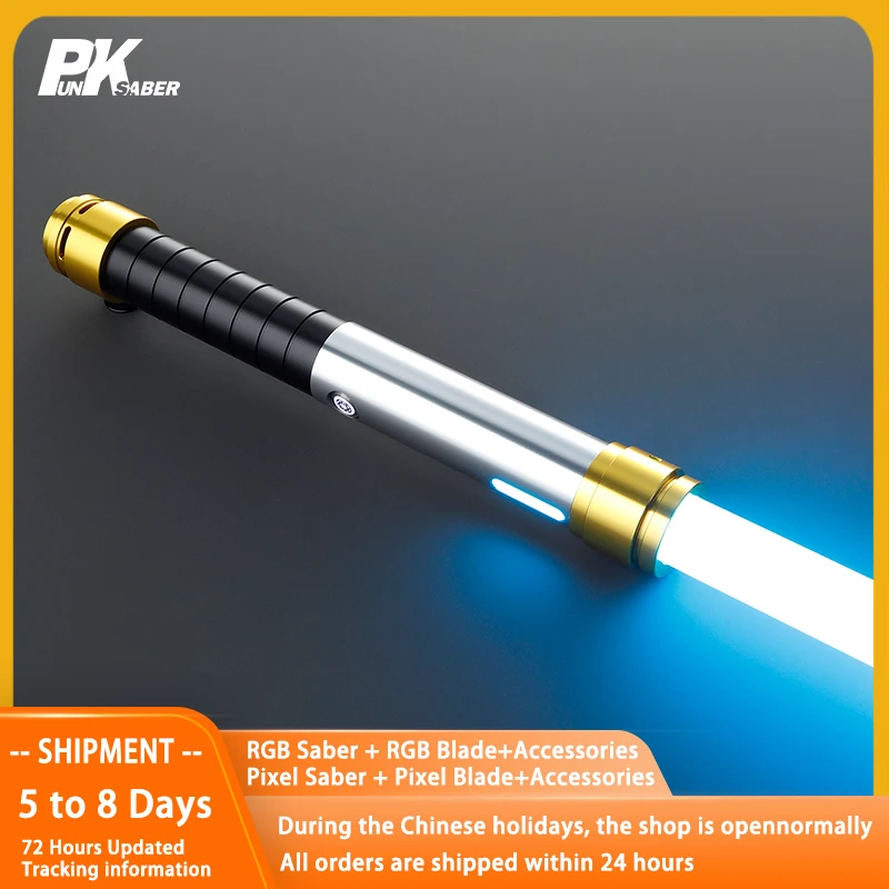PunkSaber Lightsaber Neopixel Jedi Laser Sword Heavy Dueling Sensitive Smooth Infinite Changing Hitting Sound Light Saber Toys
PunkSaber Lightsaber Neopixel Jedi Laser Sword Heavy Dueling Sensitive Smooth Infinite Changing Hitting Sound Light Saber Toys