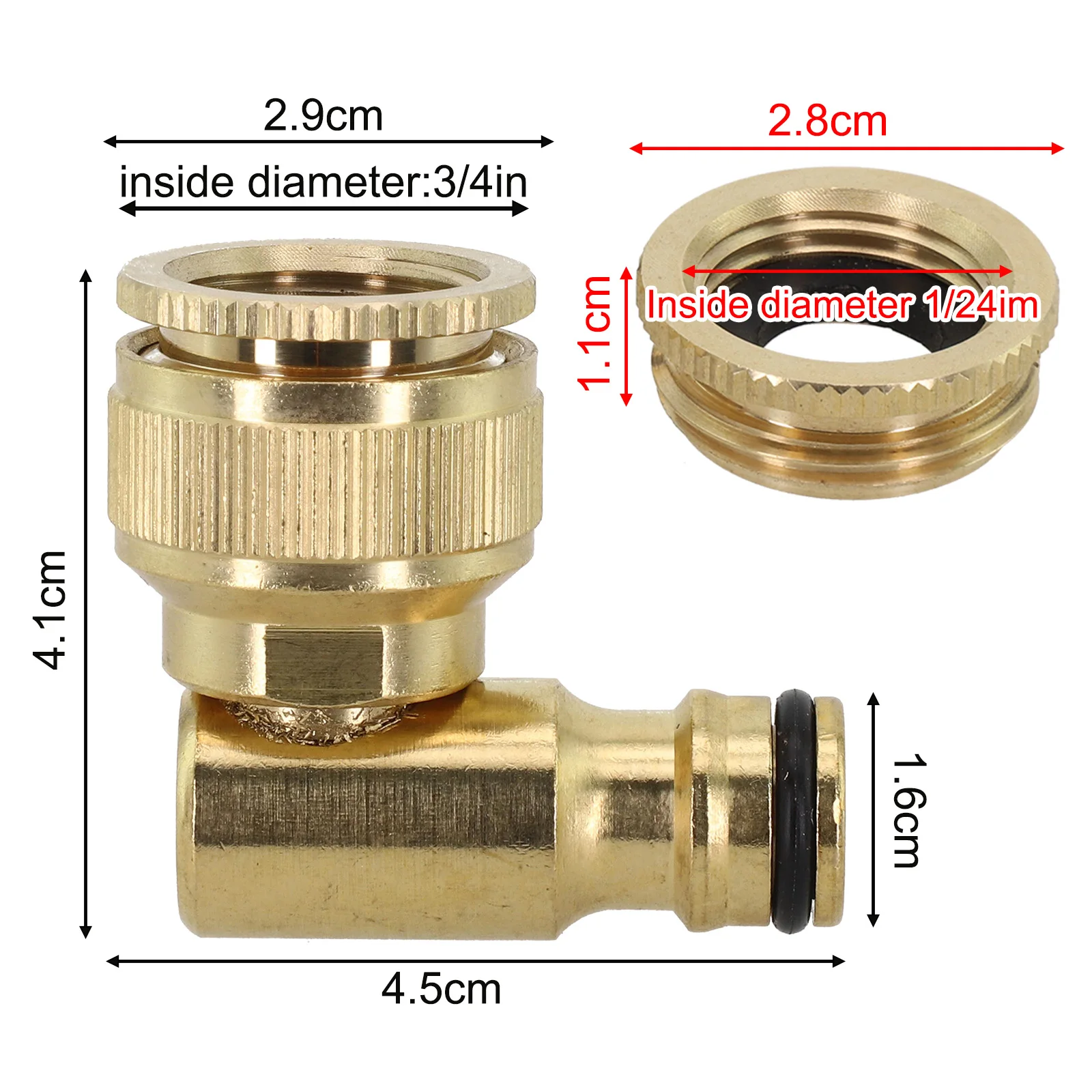 1/2 And 3/4 Hose Connector Brass Hose Connection Home Garden Small Field External Thread Taps Long-term Use Solid Brass
1/2 And 3/4 Hose Connector Brass Hose Connection Home Garden Small Field External Thread Taps Long-term Use Solid Brass