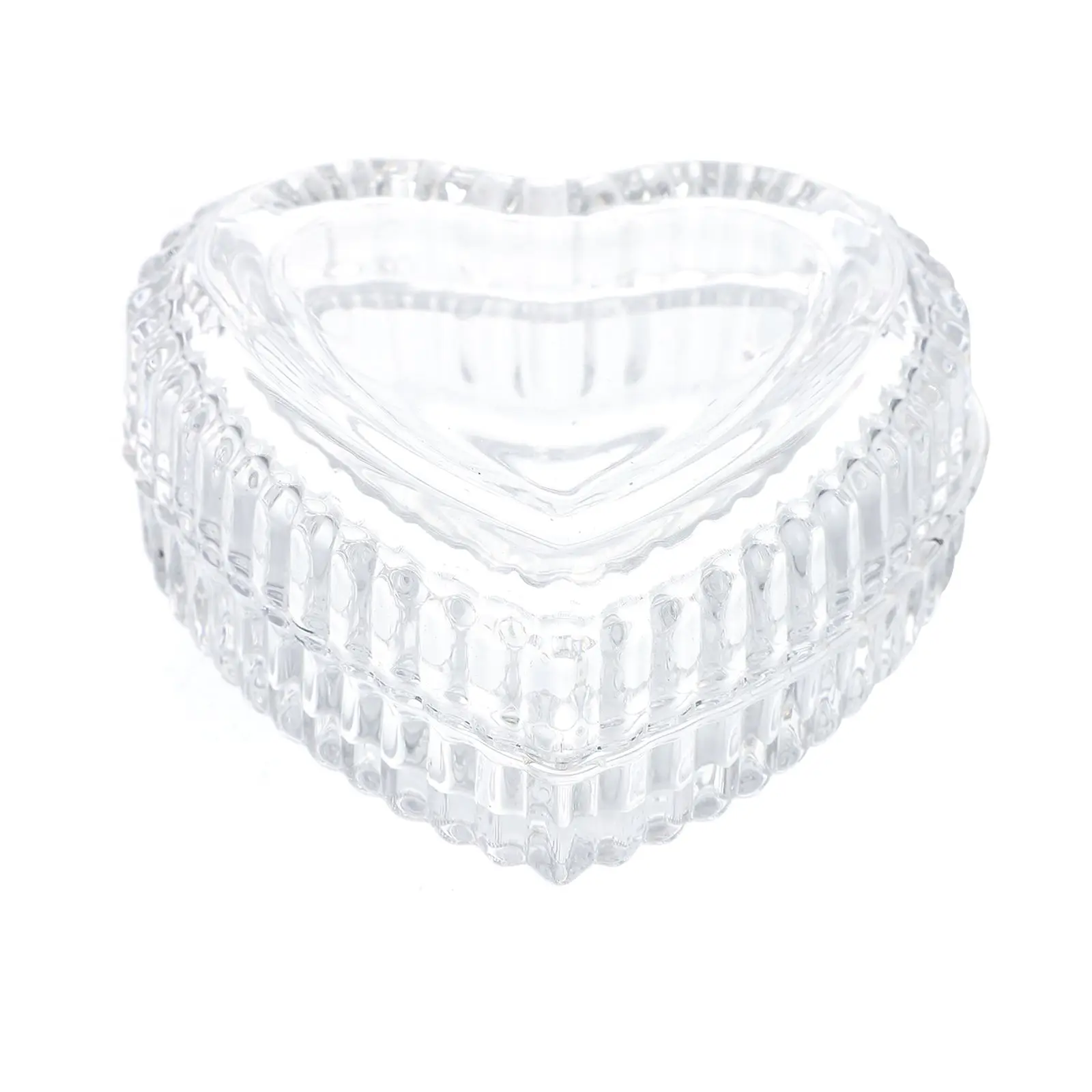 Glass Storage Box Embossed Can Nordic Jar Heart Shaped Tank Jewelry Candy Jars with Lids
Glass Storage Box Embossed Can Nordic Jar Heart Shaped Tank Jewelry Candy Jars with Lids