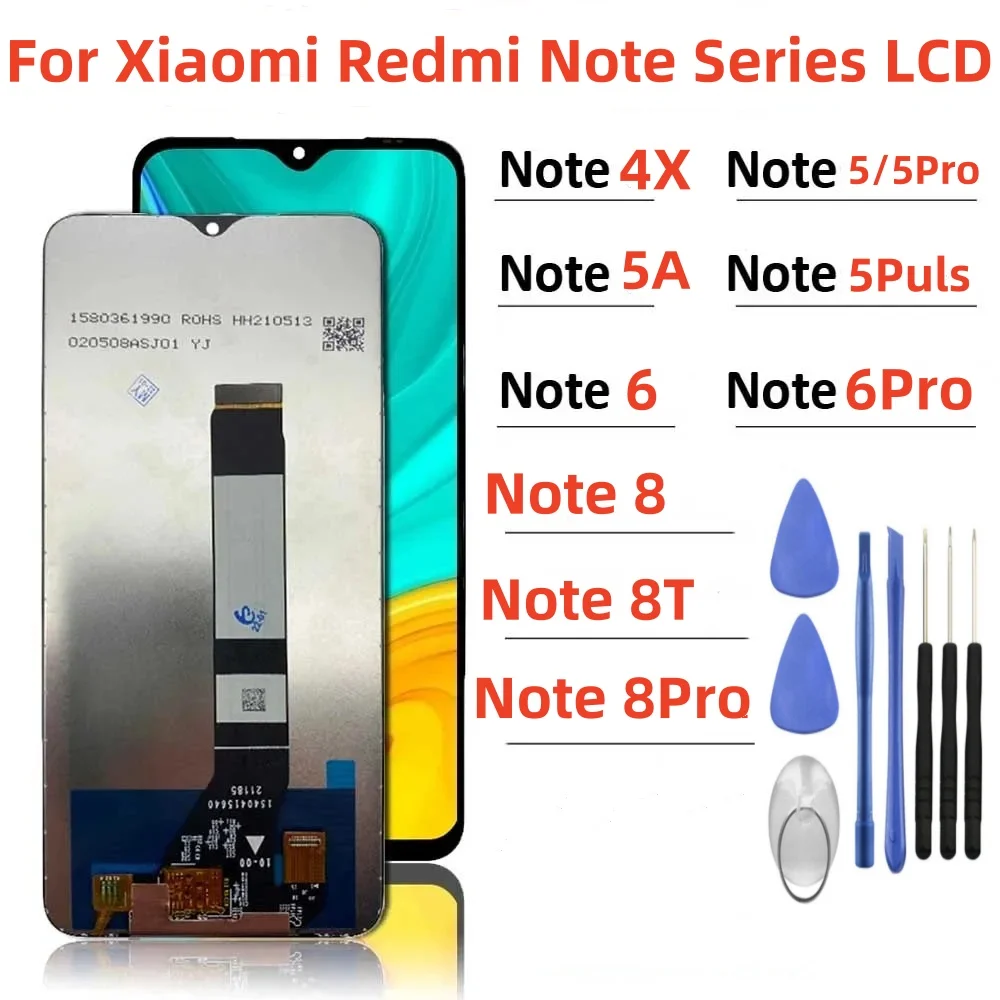 For LCD Display Touch Screen Replacement Digitizer Assembly For Xiaomi Redmi Note 4X 5 5A 5Pro 5Plus 6 6Pro 8 8T 8Pro
For LCD Display Touch Screen Replacement Digitizer Assembly For Xiaomi Redmi Note 4X 5 5A 5Pro 5Plus 6 6Pro 8 8T 8Pro