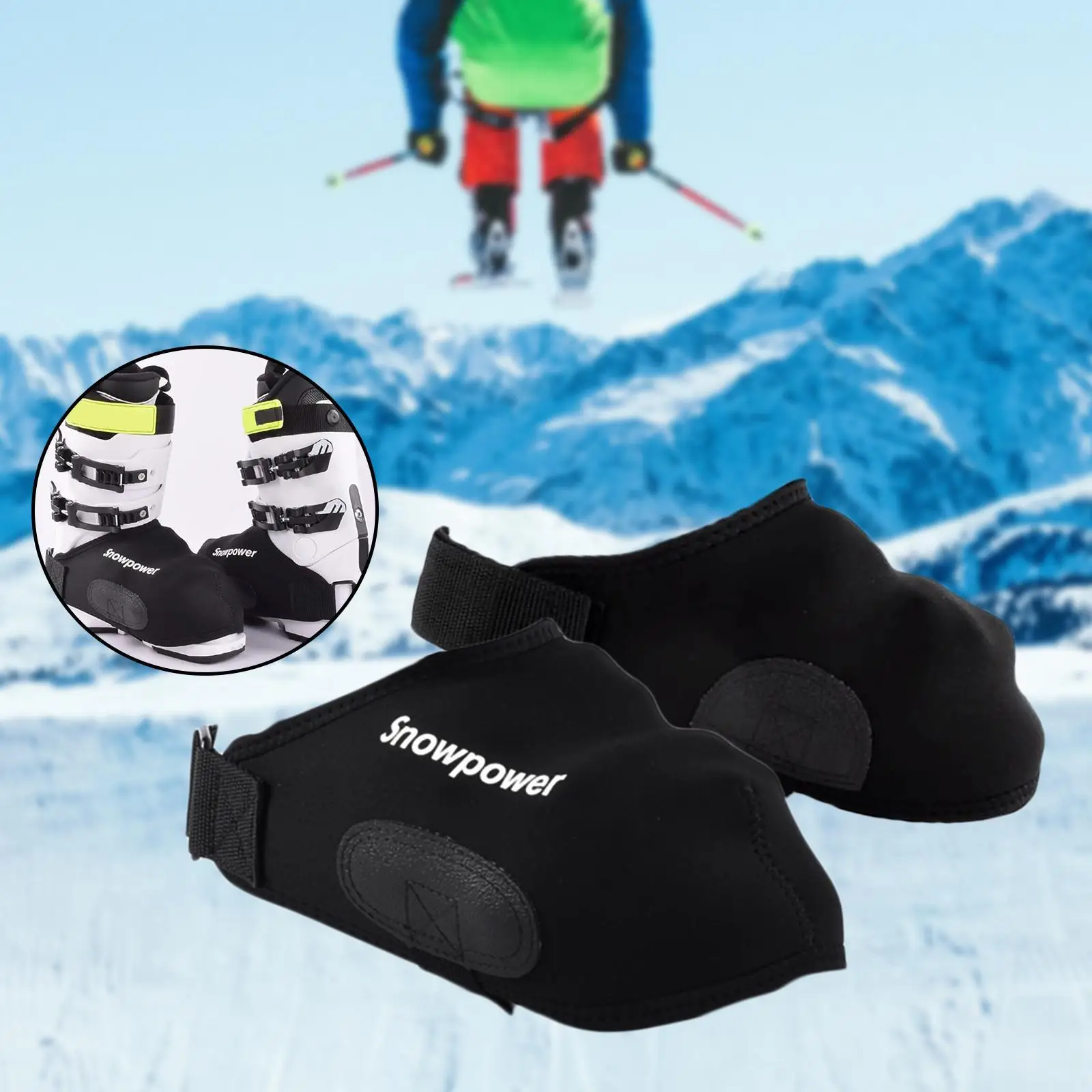 1 Pair of Ski Boot Covers Shoe Covers Neoprene Warmer Sandproof Boot Gloves Overshoes for Skiing Winter Sports Trekking
1 Pair of Ski Boot Covers Shoe Covers Neoprene Warmer Sandproof Boot Gloves Overshoes for Skiing Winter Sports Trekking