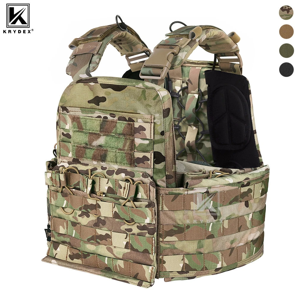 Тактический модульный жилет KRYDEX 500D CPC Heavy Duty с системой MOLLE, подсумками для магазинов и рации, для боевых действий, охоты и активного отдыха
Тактический модульный жилет KRYDEX 500D CPC Heavy Duty с системой MOLLE, подсумками для магазинов и рации, для боевых действий, охоты и активного отдыха