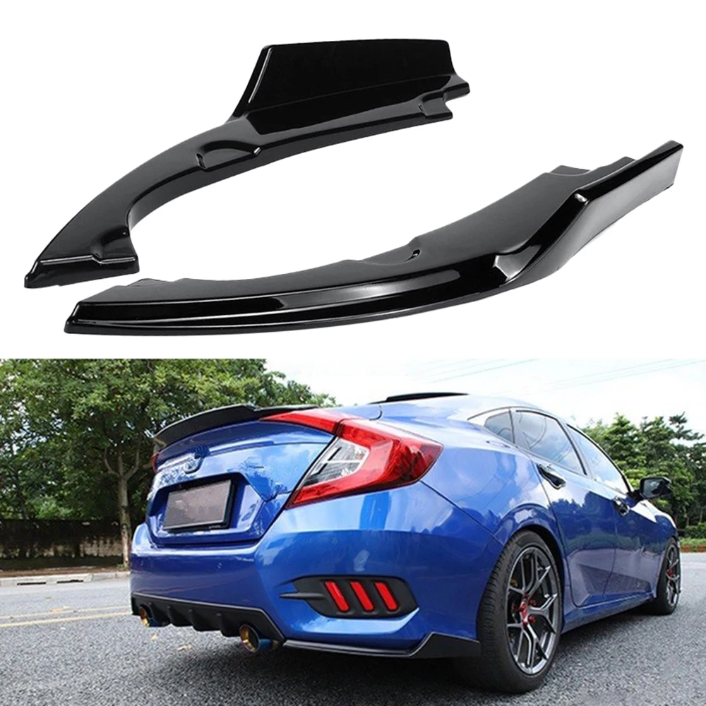 2PCs Light Black Anti Scratch Car Rear Bumper Lip Diffuser Splitter Replacement for Honda Civic 2016 to 2018
2PCs Light Black Anti Scratch Car Rear Bumper Lip Diffuser Splitter Replacement for Honda Civic 2016 to 2018