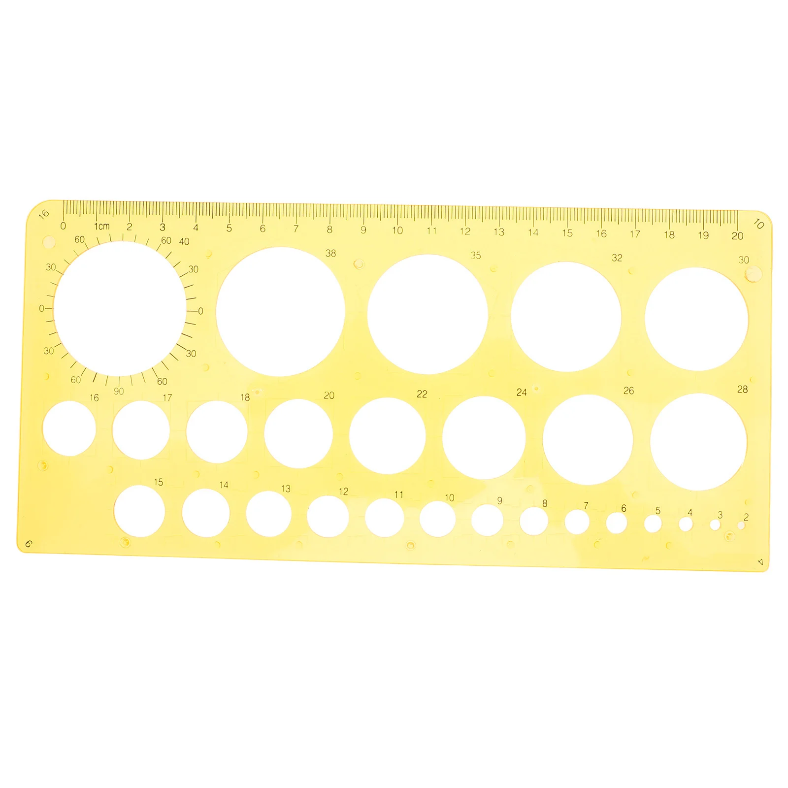Circle Stencil Plastic Circle Template Multi-Function Drafting Tool for Precise Drawing Architects Designers
Circle Stencil Plastic Circle Template Multi-Function Drafting Tool for Precise Drawing Architects Designers