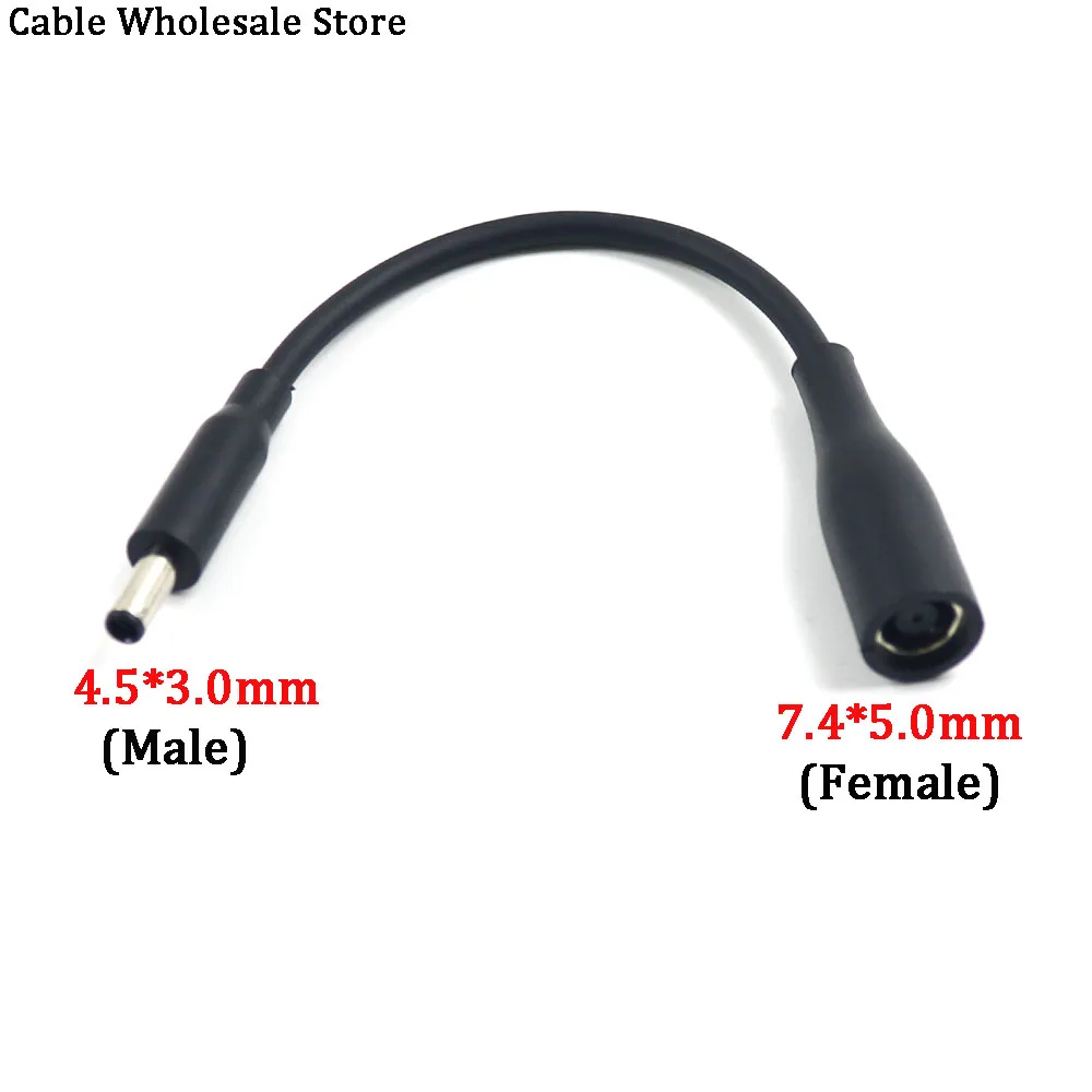 For Dell Laptop DC Power Charge Converter Adapter Cable Cord 7.4x5.0mm female to 4.5x3.0mm male Connector
For Dell Laptop DC Power Charge Converter Adapter Cable Cord 7.4x5.0mm female to 4.5x3.0mm male Connector