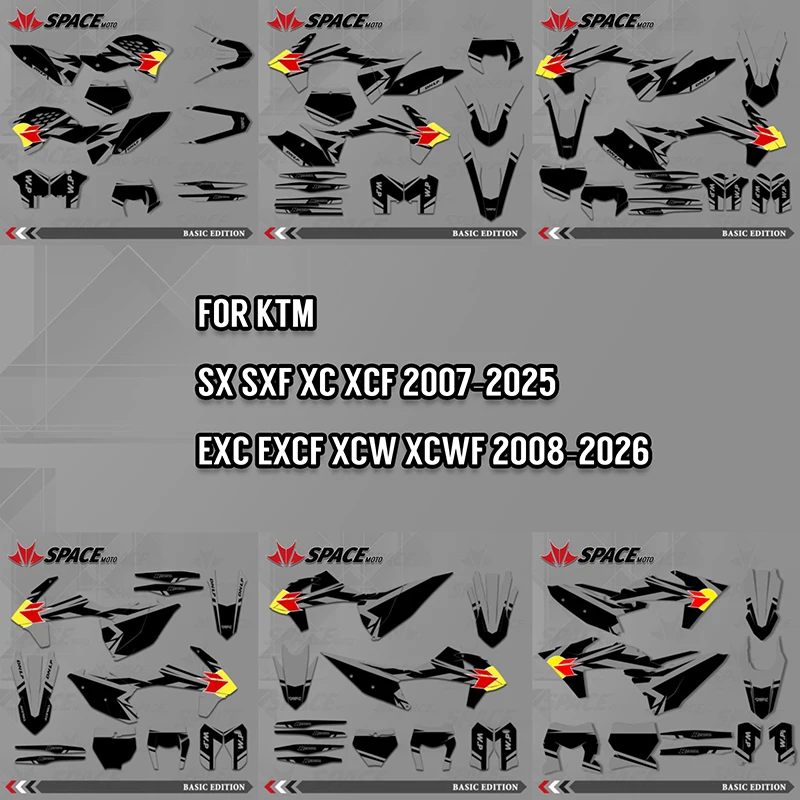 SPACE MOTO Motorcycle Graphics Decals Stickers For KTM 125 250 350 450 500 SX SXF XC XCF 2007-2025 EXC EXCF XCW 2008-2026
SPACE MOTO Motorcycle Graphics Decals Stickers For KTM 125 250 350 450 500 SX SXF XC XCF 2007-2025 EXC EXCF XCW 2008-2026